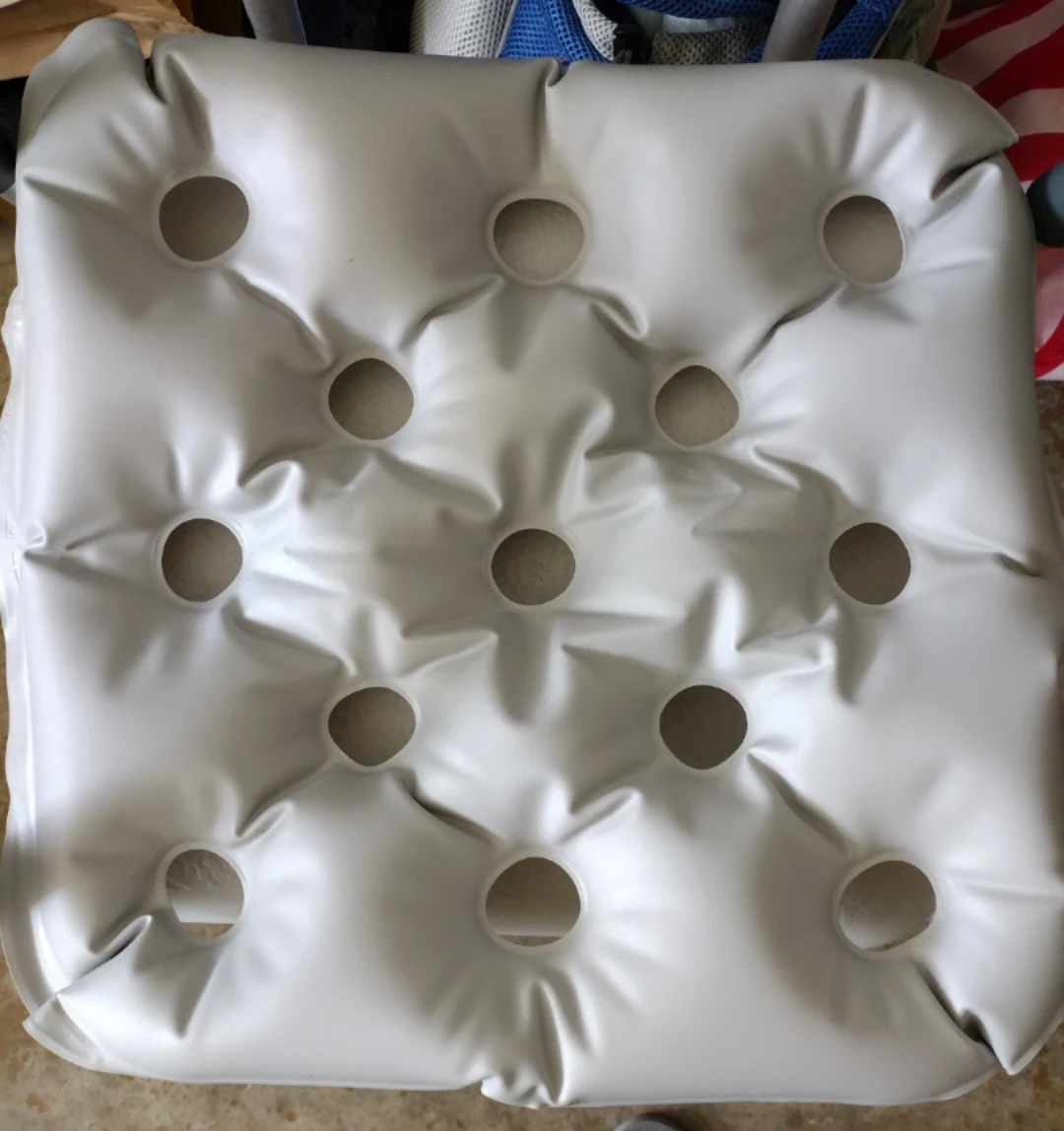 Inflated Seat Cushion for Wound Care