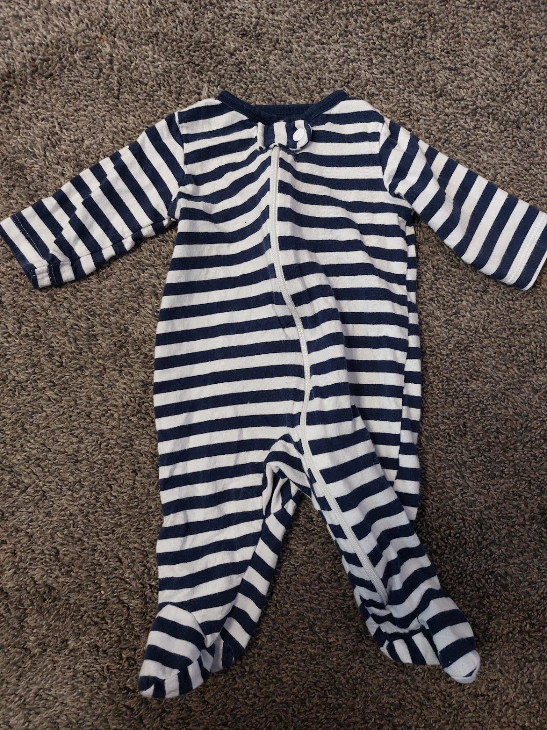 Stripped newborn onsie