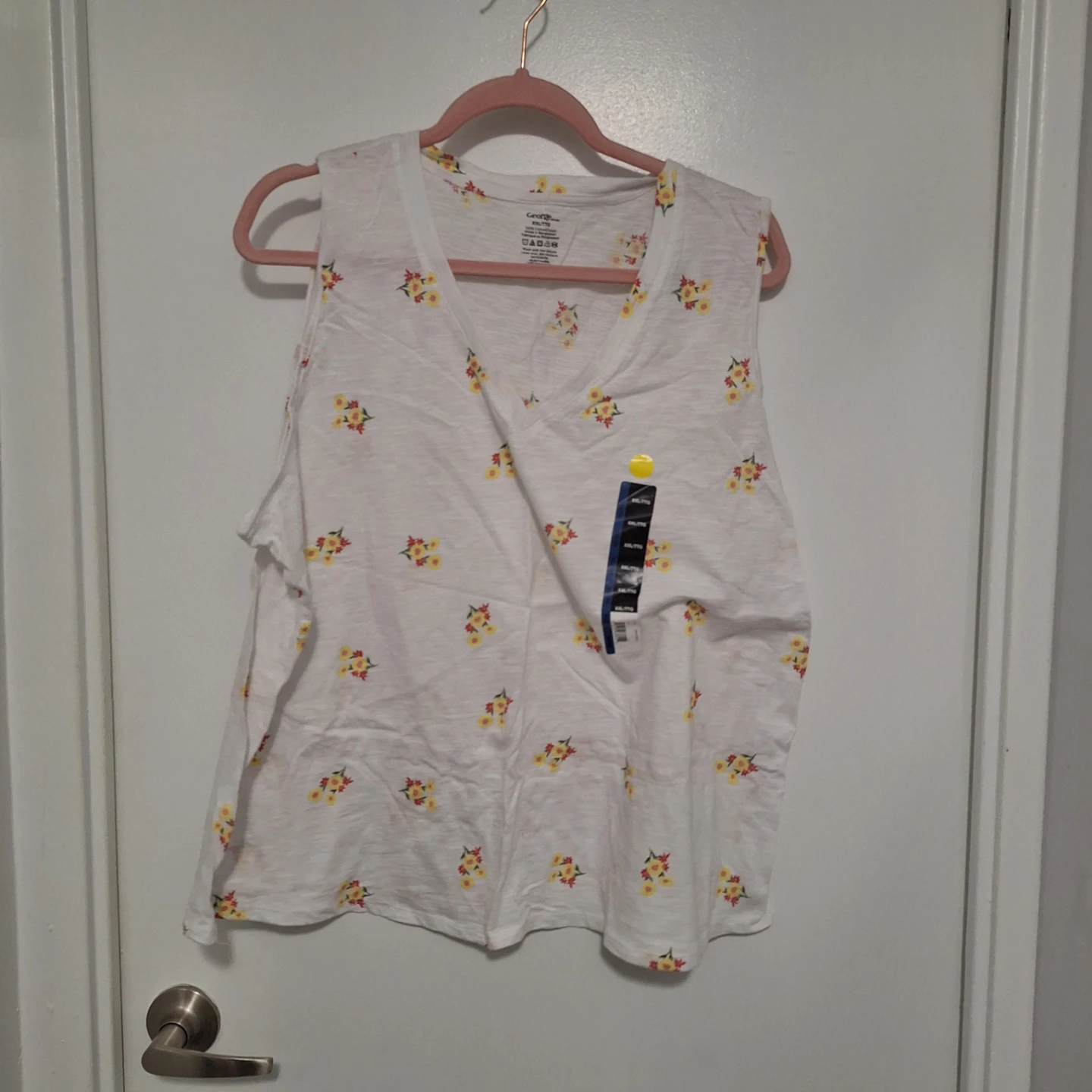 George Floral Sleeveless Top XXL