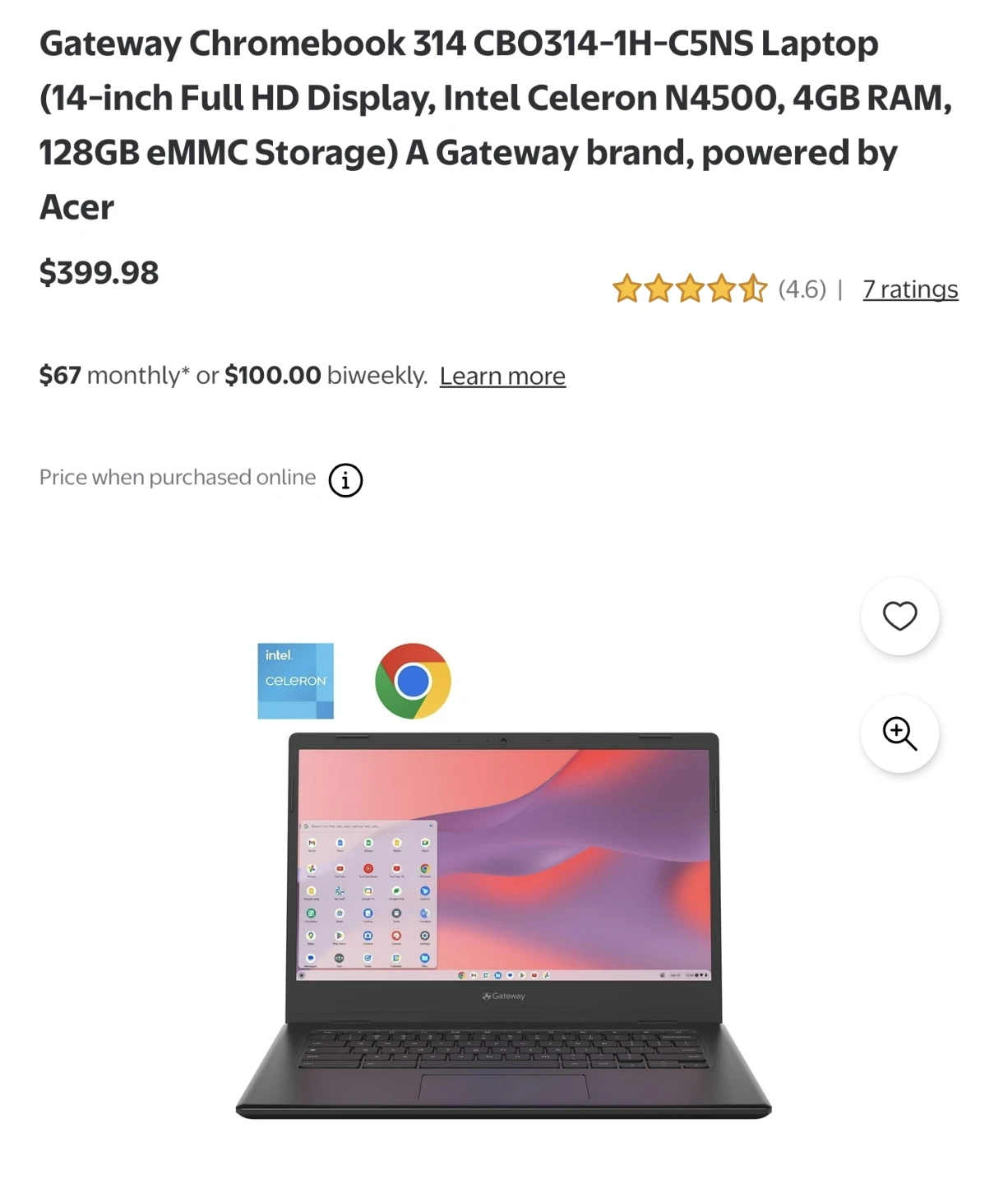 **BRAND NEW** Gateway (Acer) Chromebook 314