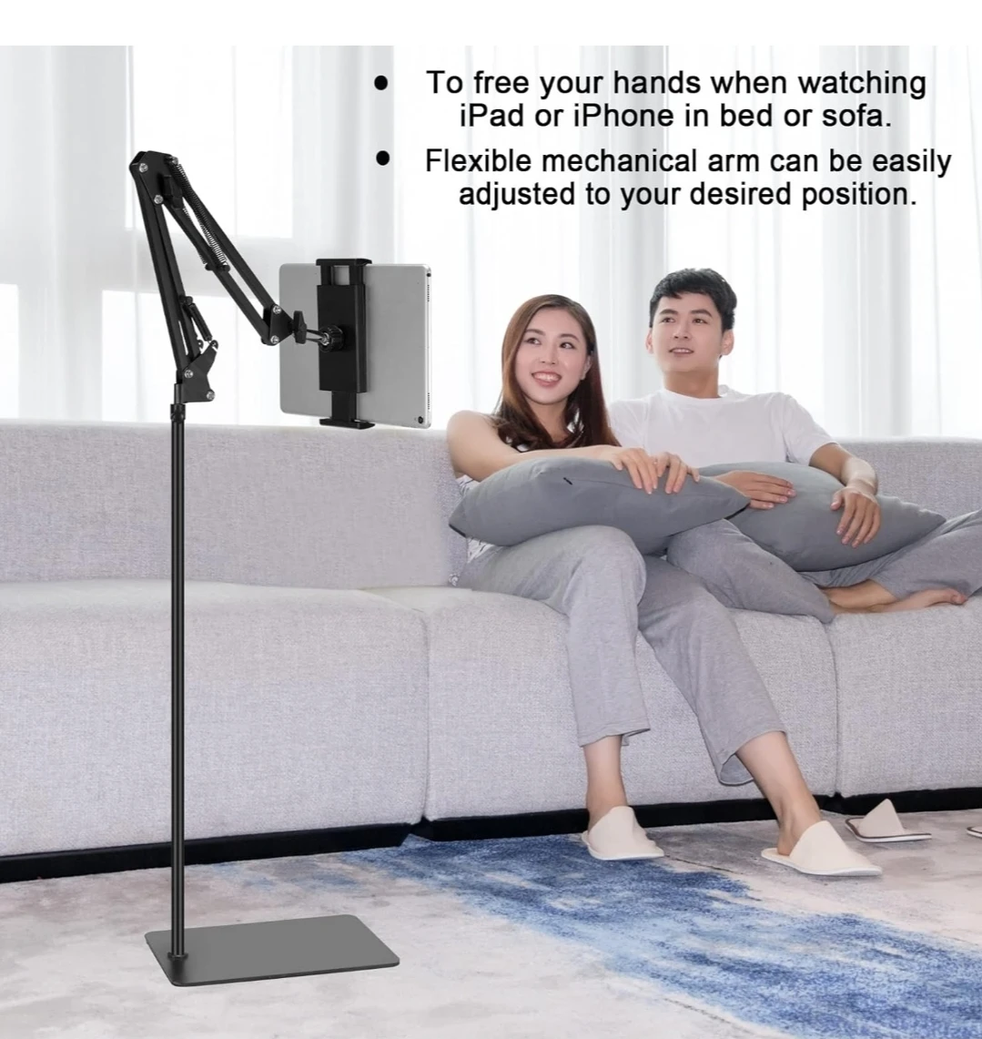 Adjustable Floor Stand for Tablets and Phones - photo 2