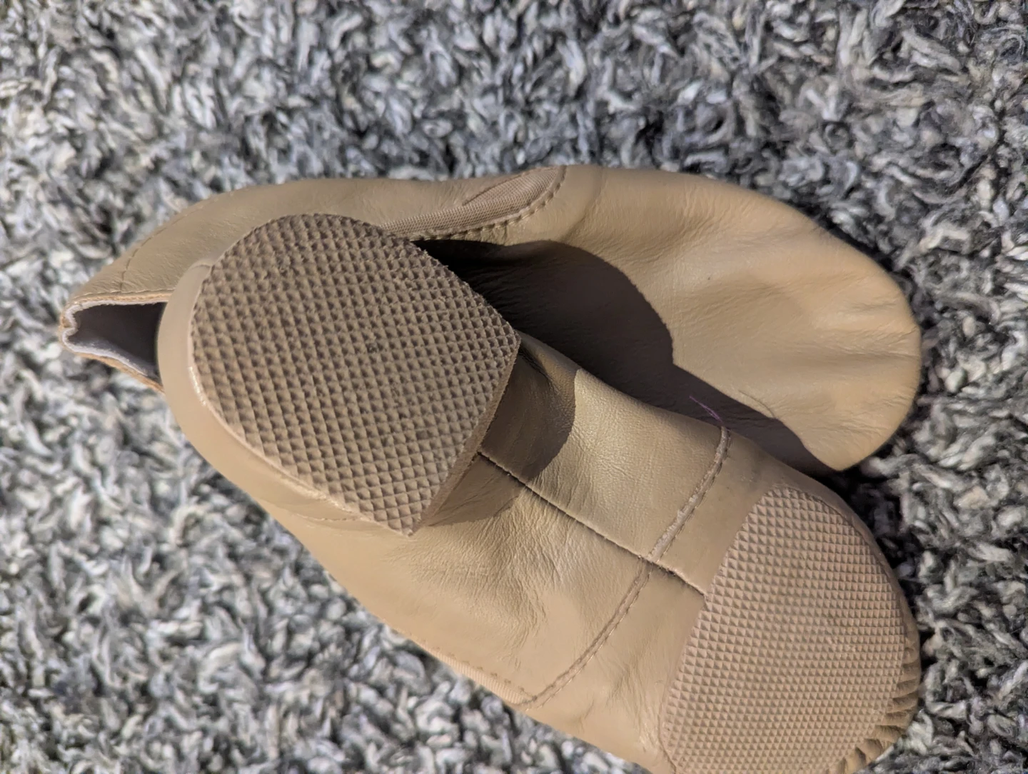 Bloch Leather Jazz Shoes - Tan - Size 12