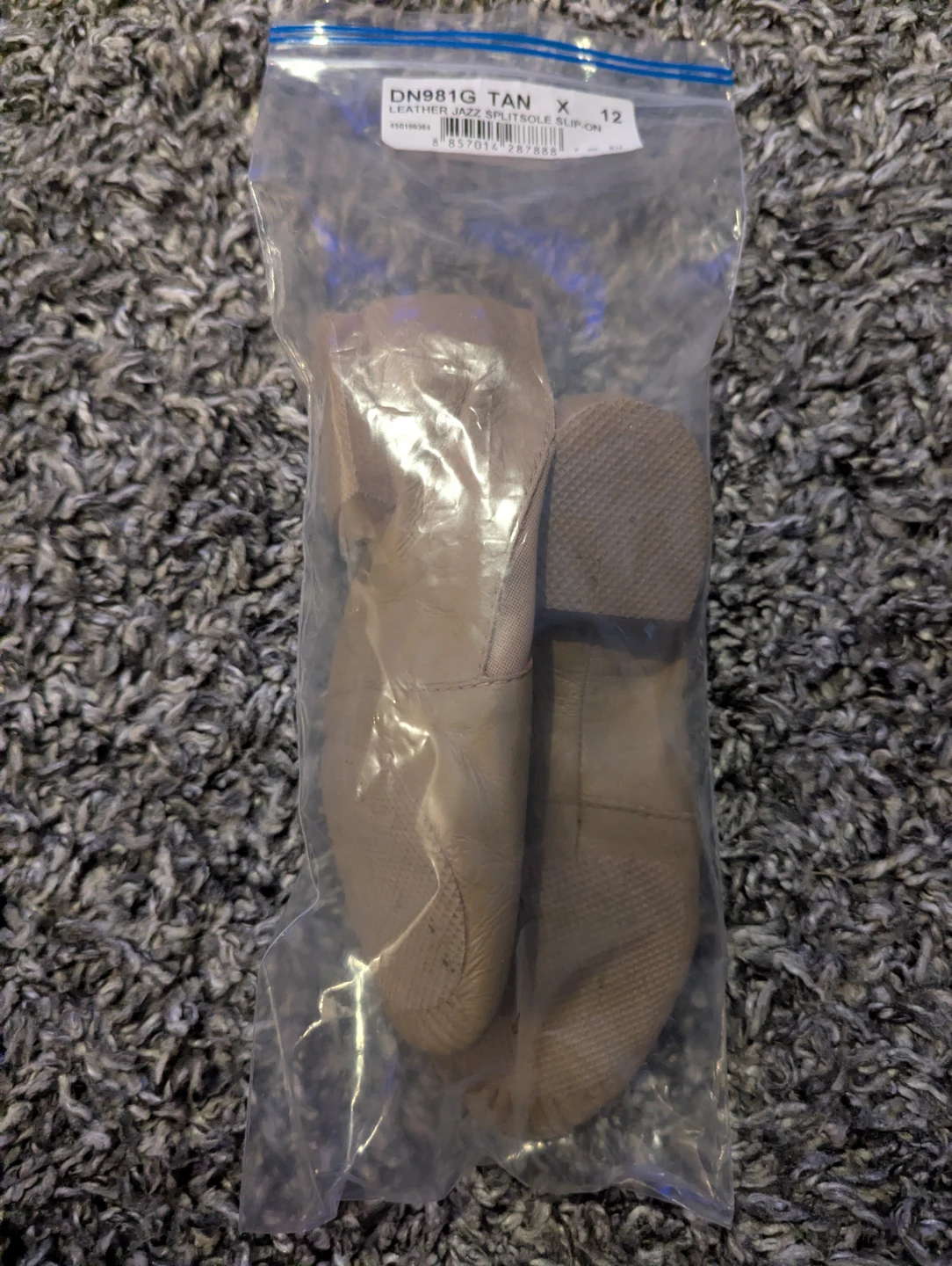Bloch Leather Jazz Shoes - Tan - Size 12 - photo 3