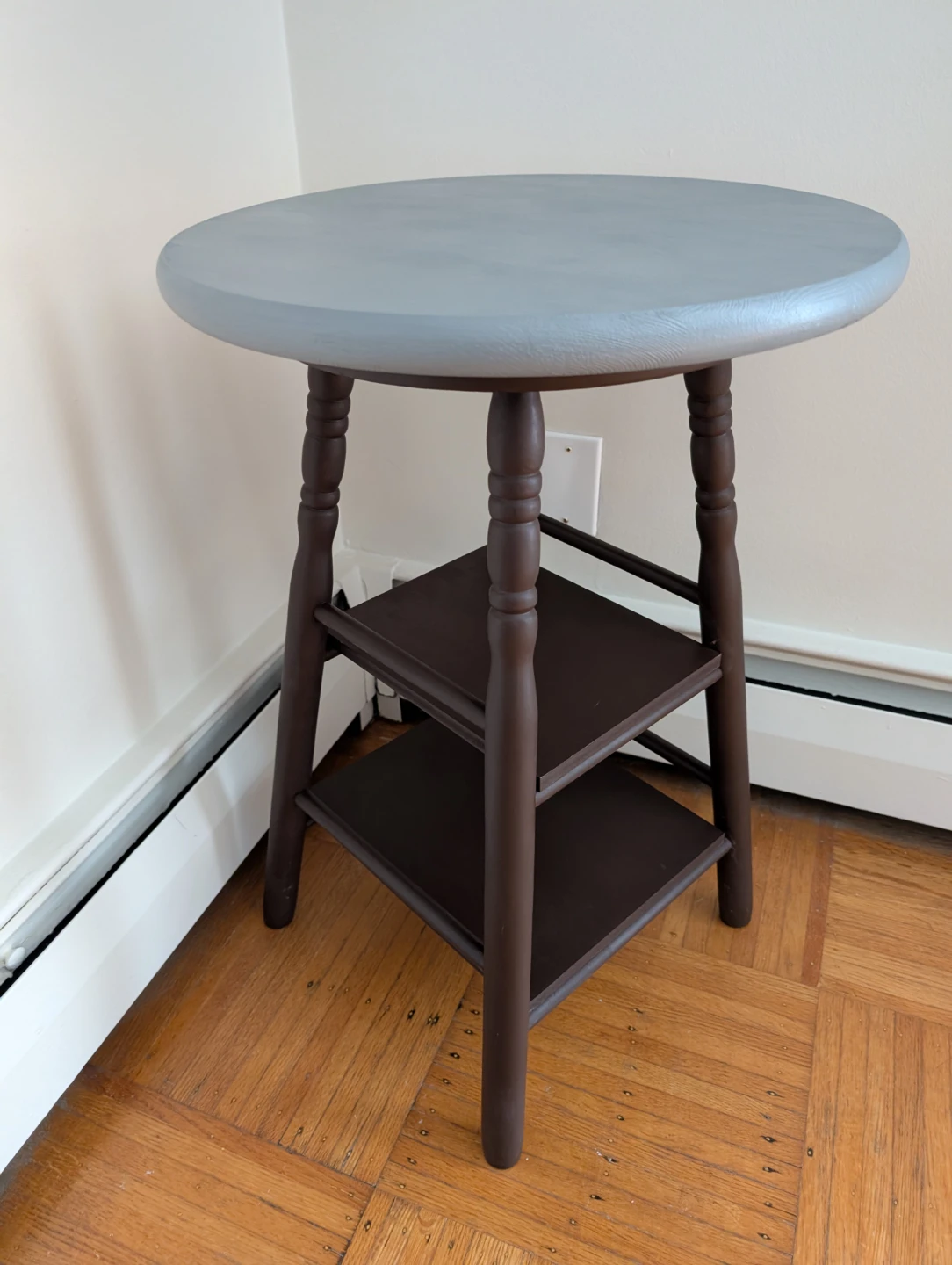 Stool Turned Side Table - photo 4
