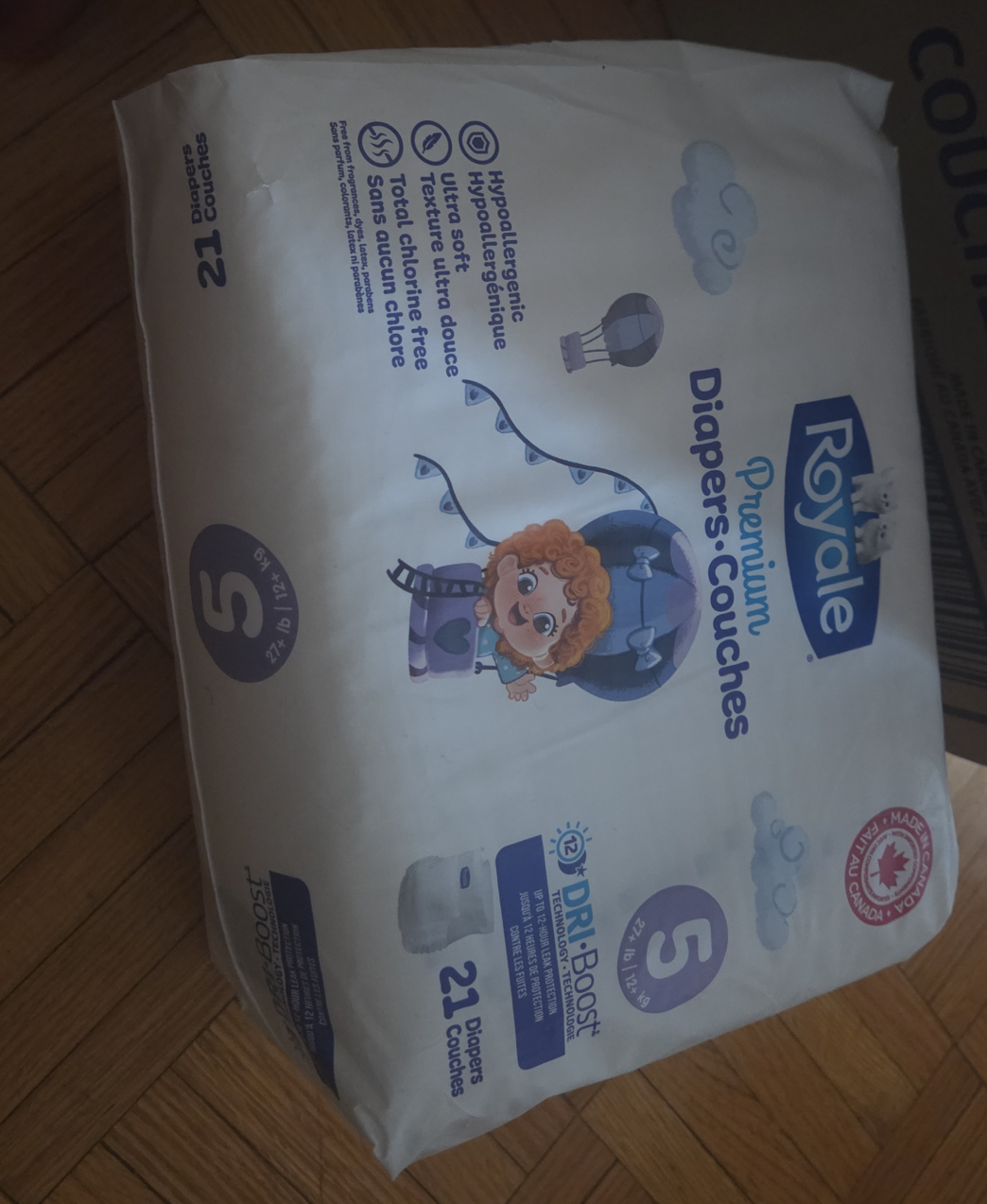 Royale Premium Size 5 Diapers - 21 Count - photo 4