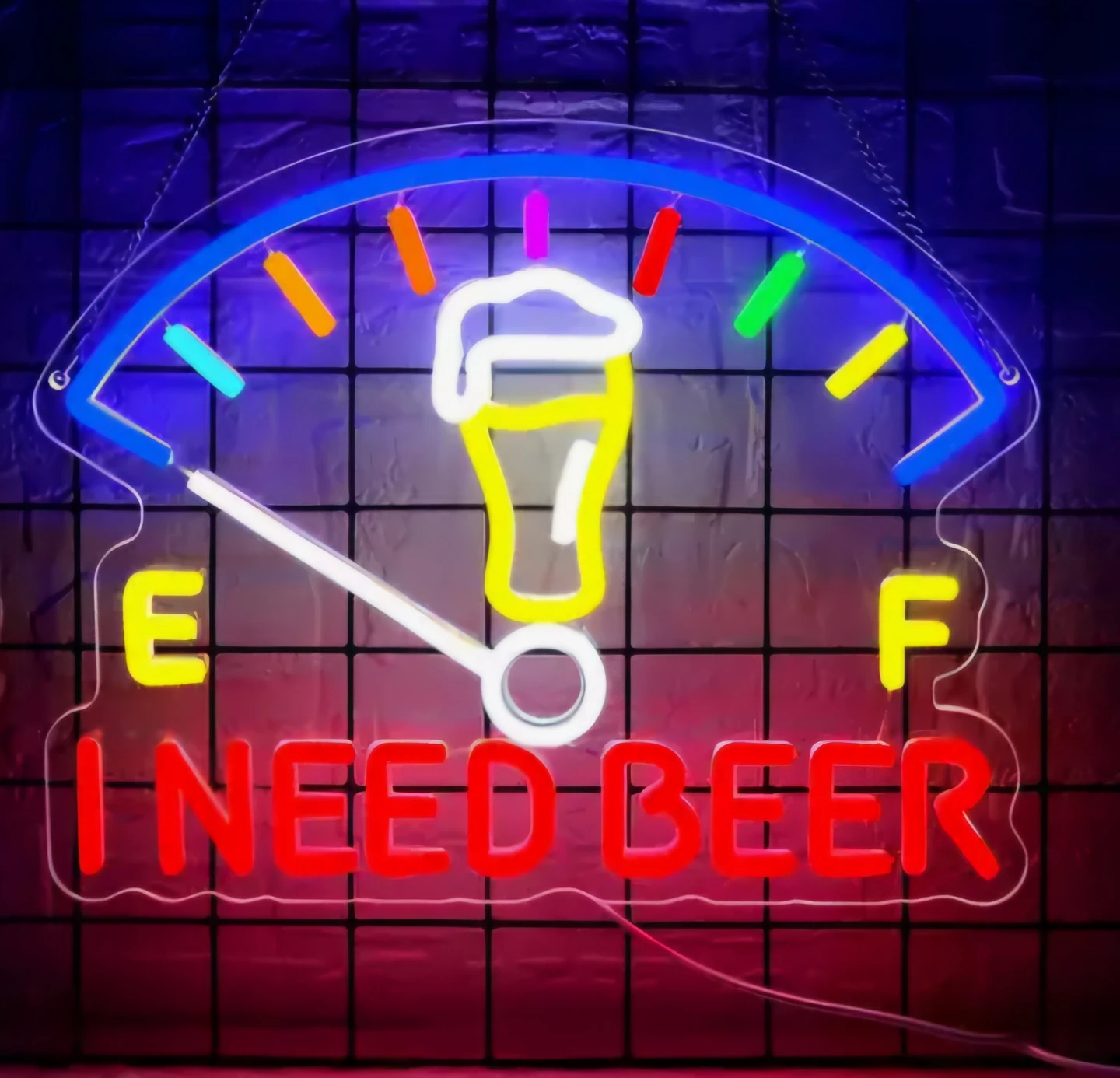 I Need Beer Neon Sign Light