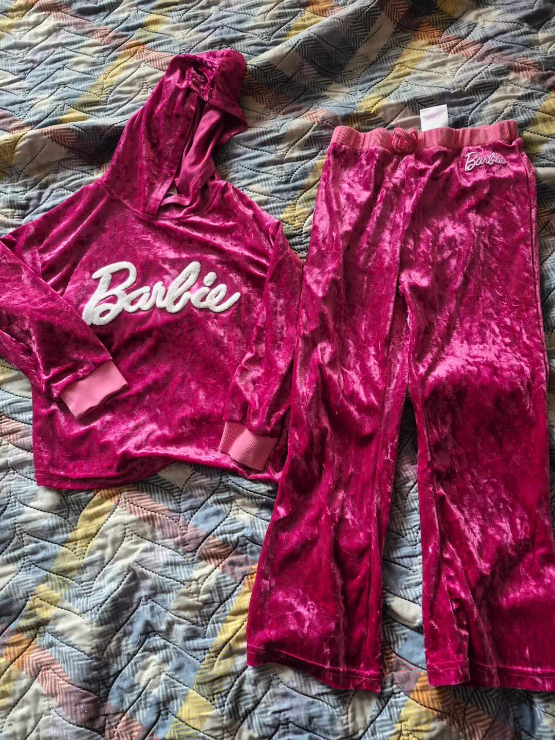 Barbie Velour Tracksuit Set