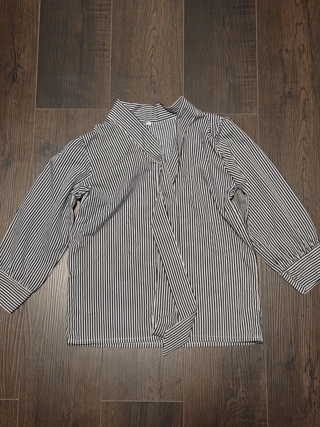 Women's Striped Long Sleeve Blouse