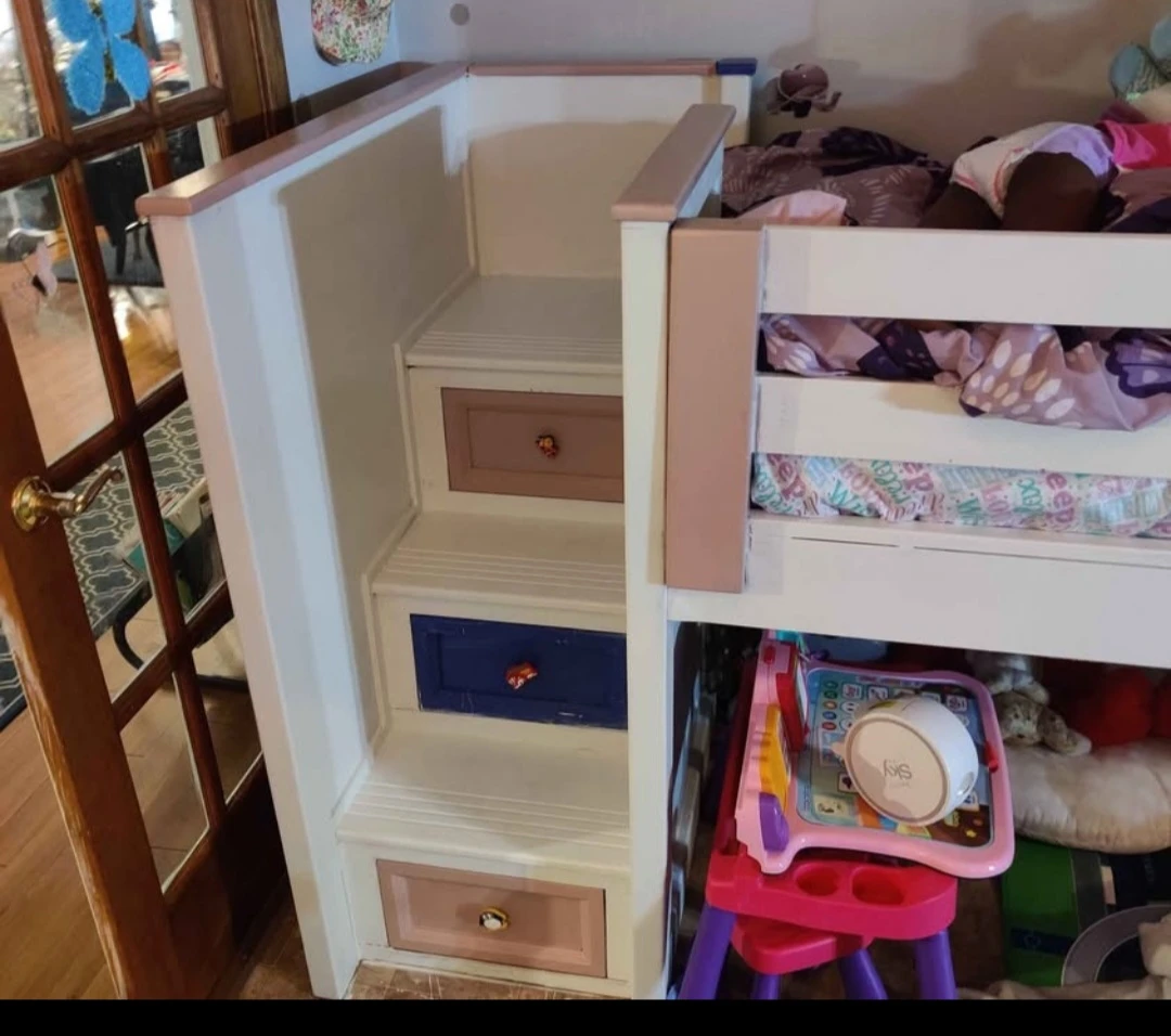 Kids Loft Bed with stairs and Storage Drawers - photo 2