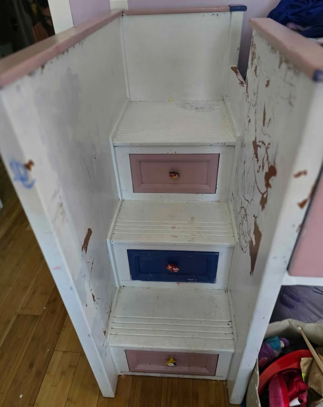 Kids Loft Bed with stairs and Storage Drawers - photo 3