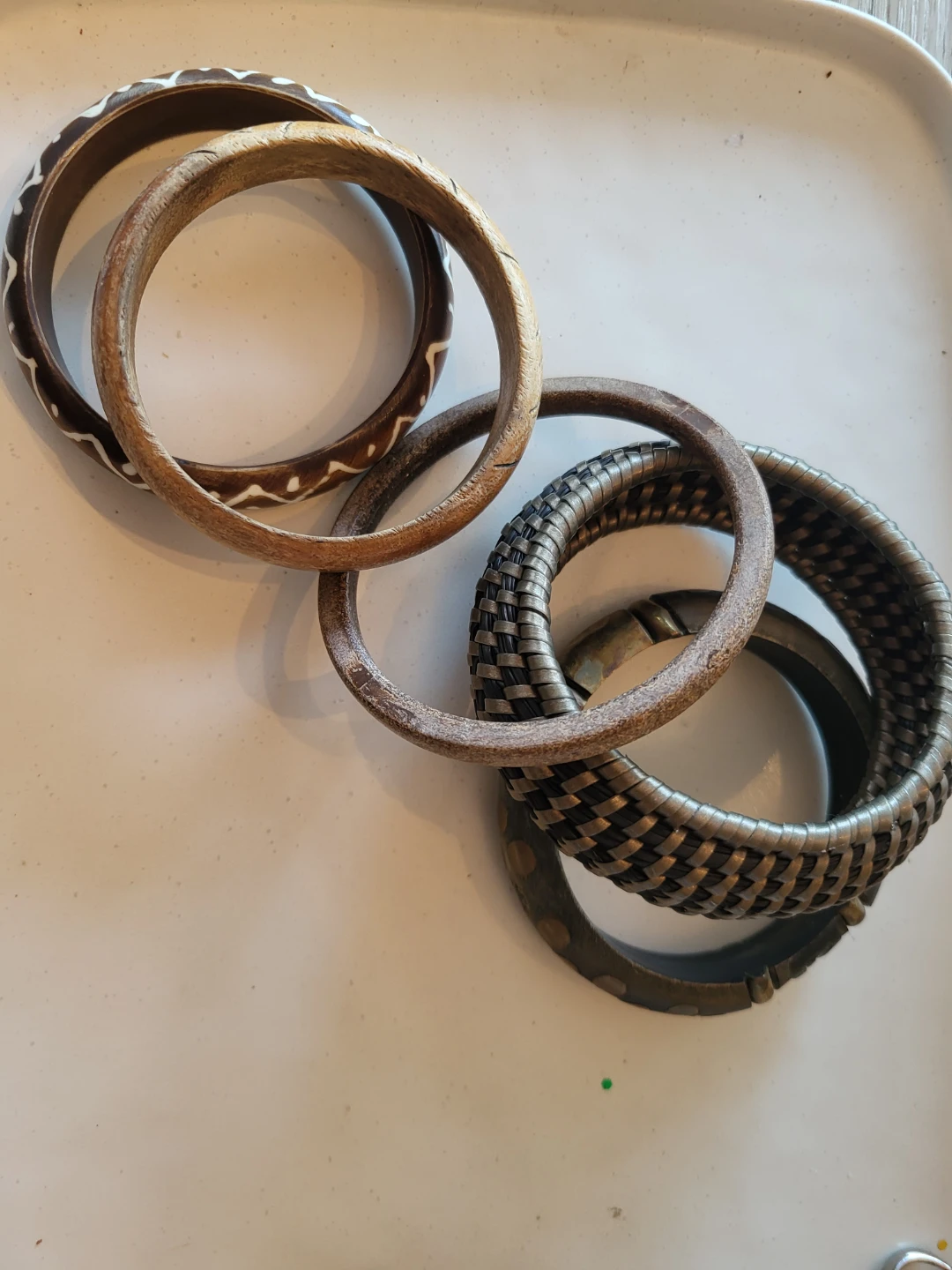 Set of 5 Vintage Mixed Bracelets