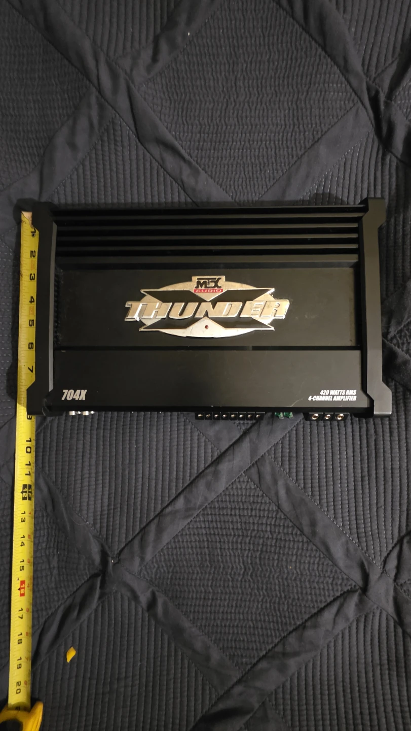MTX Audio Thunder 704X 4-Channel Amplifier - photo 2