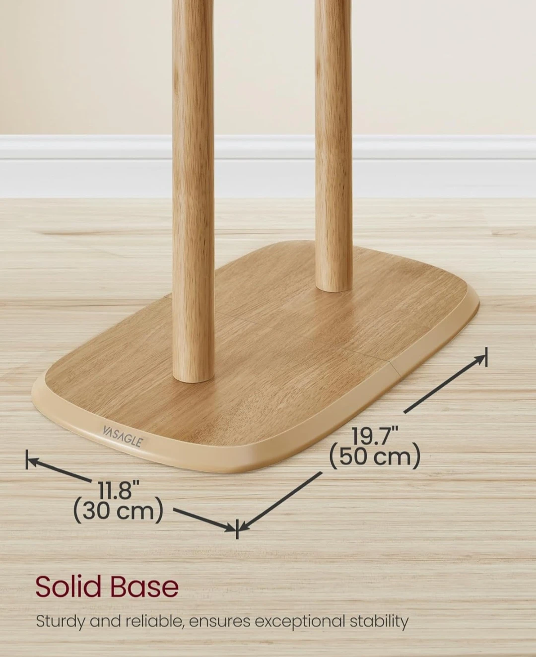 VASAGLE Coat Rack with Shelf and 8 Hooks - photo 4