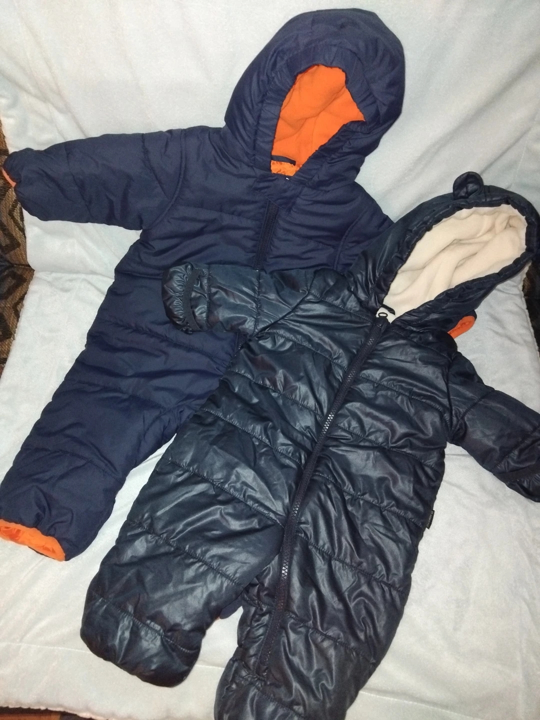 2 Baby winter snowsuit 3-6 mos