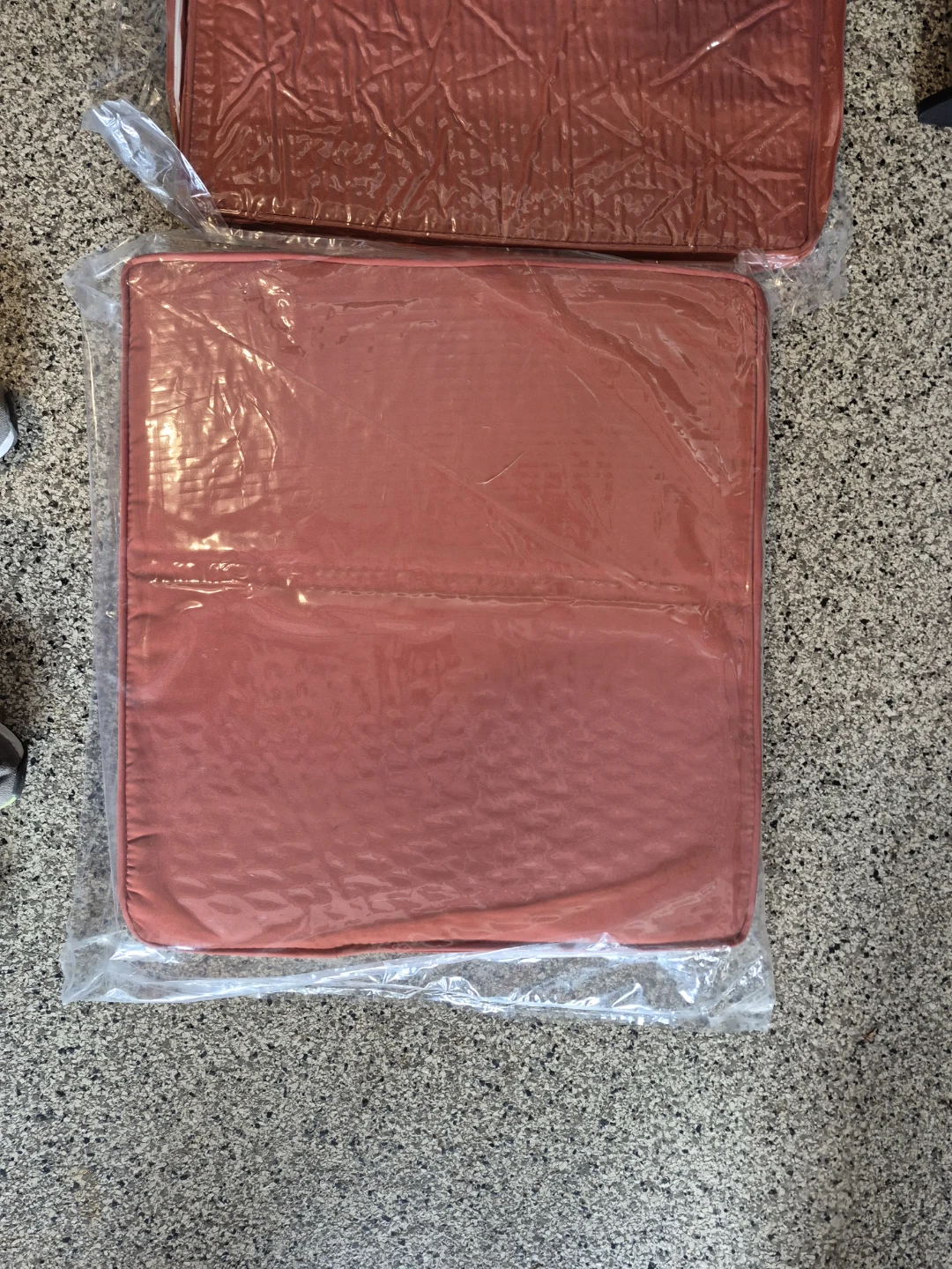 Outdoor Seat Cushions - Coral Red (Set of 6) - photo 2
