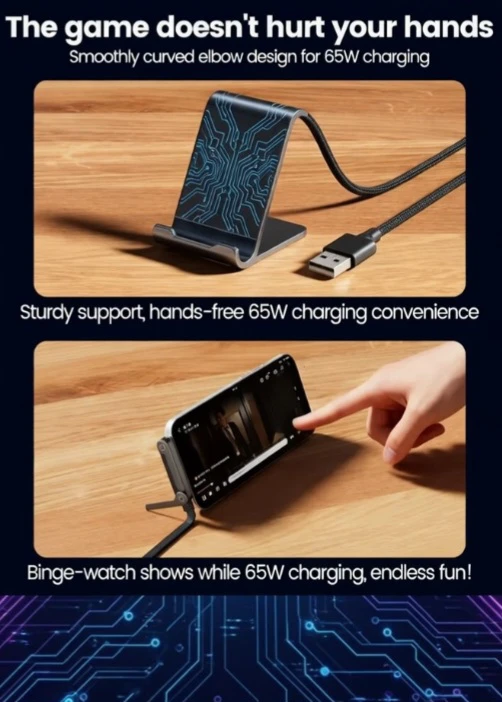 65W Fast Charging USB Cable 1.5M - photo 4