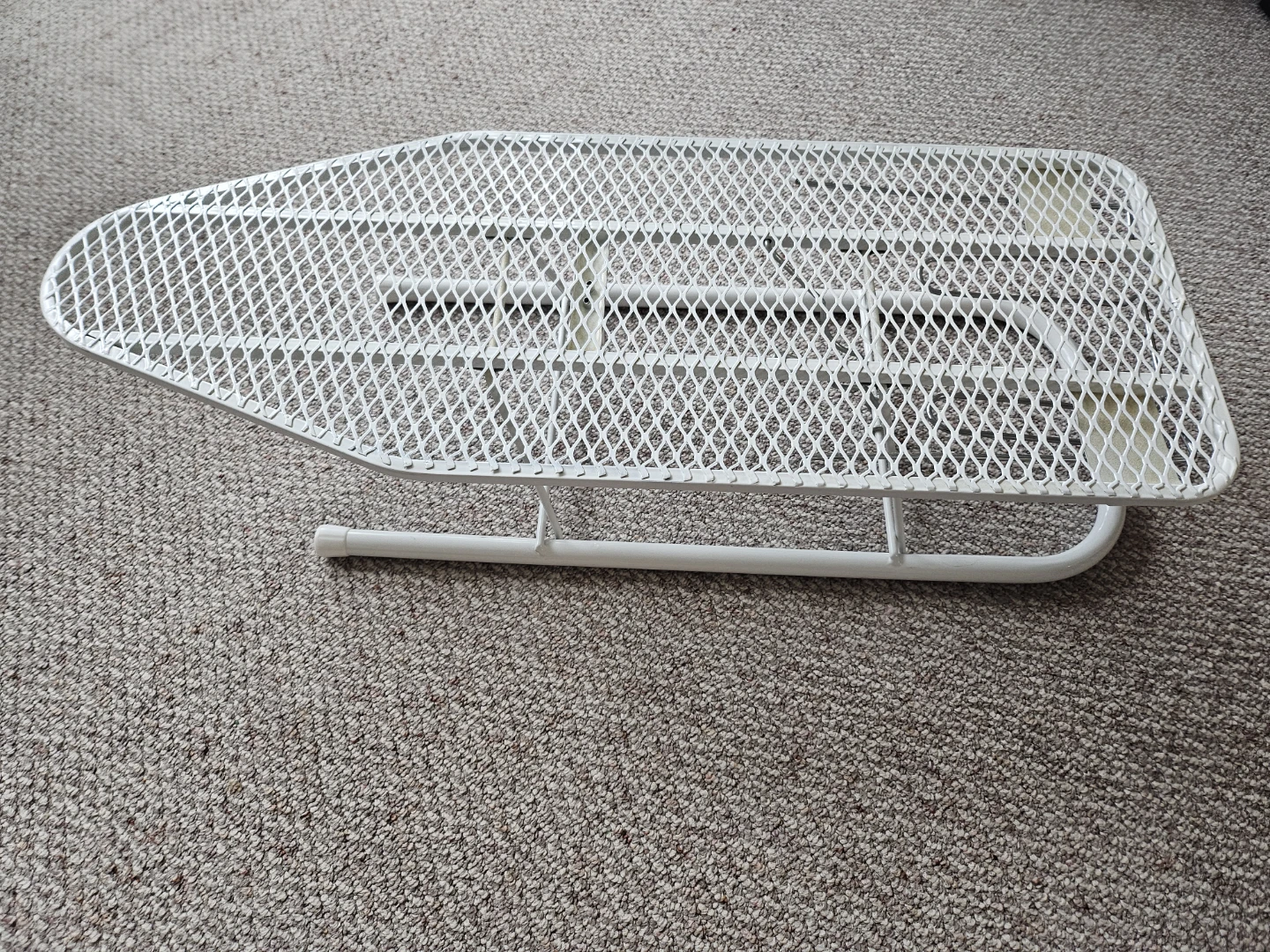 White Metal Ironing Board - Table Top