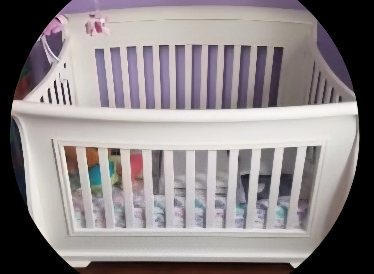 White Baby Crib