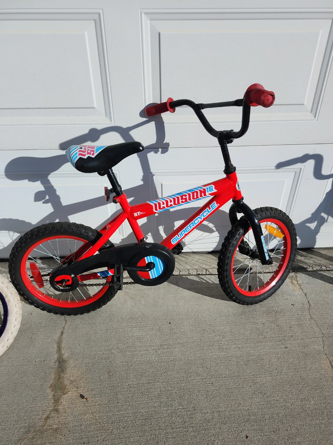 Red Supercycle Illusion 16" Kids Bike