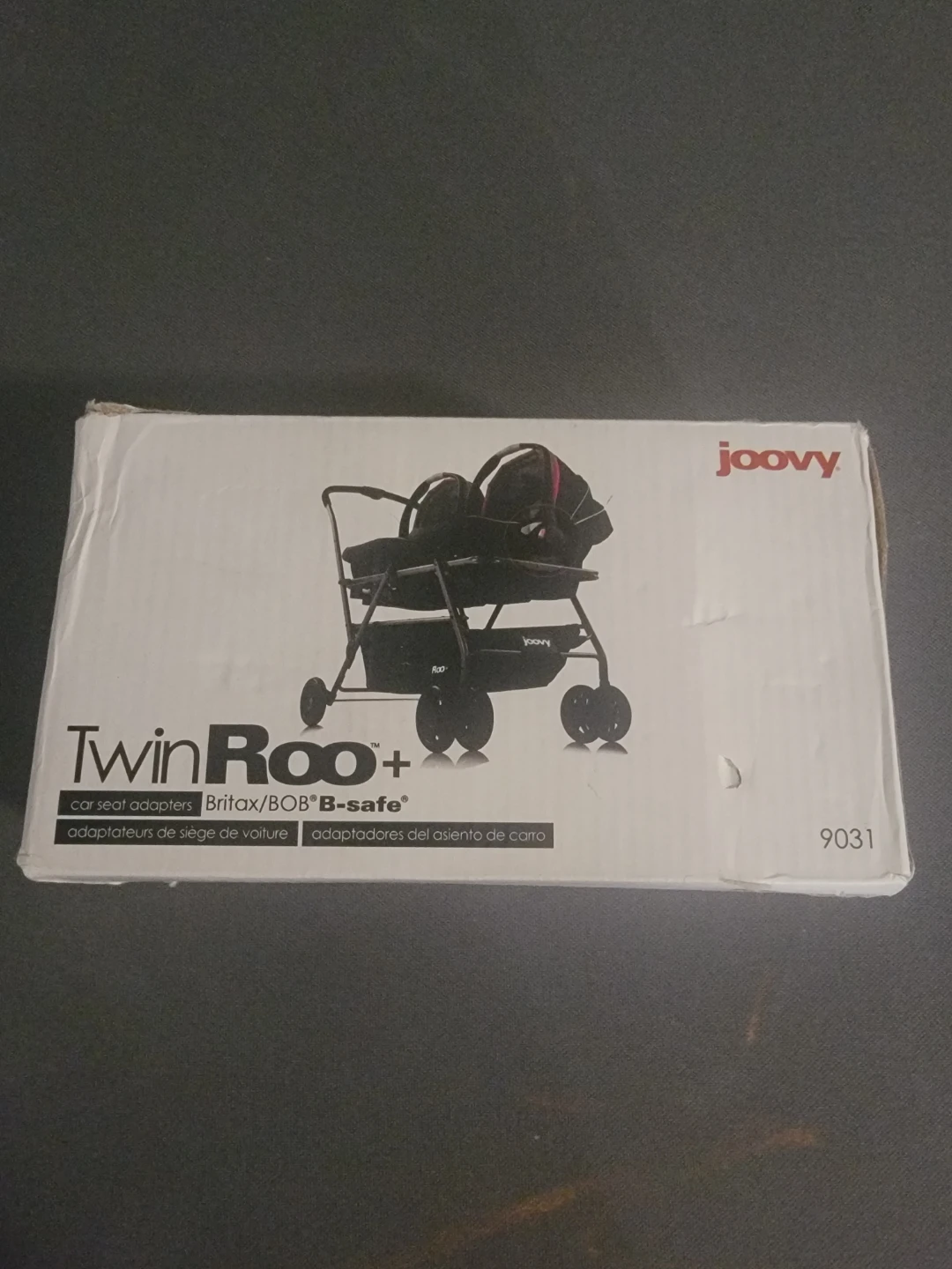 Joovy TwinRoo+ Car Seat Adapters for Britax/BOB B-safe