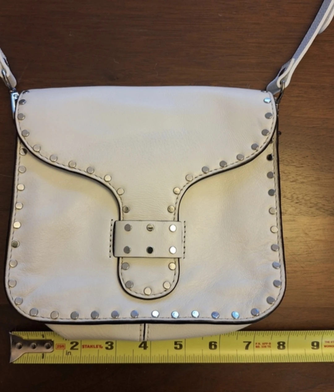 Rebecca Minkoff White Studded Crossbody Bag - photo 3