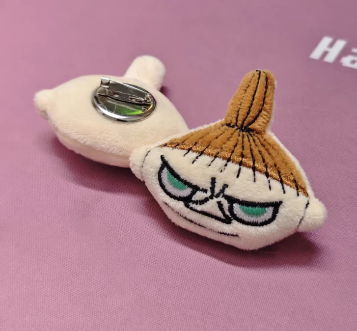 New Little My Plush pin badge Moomin