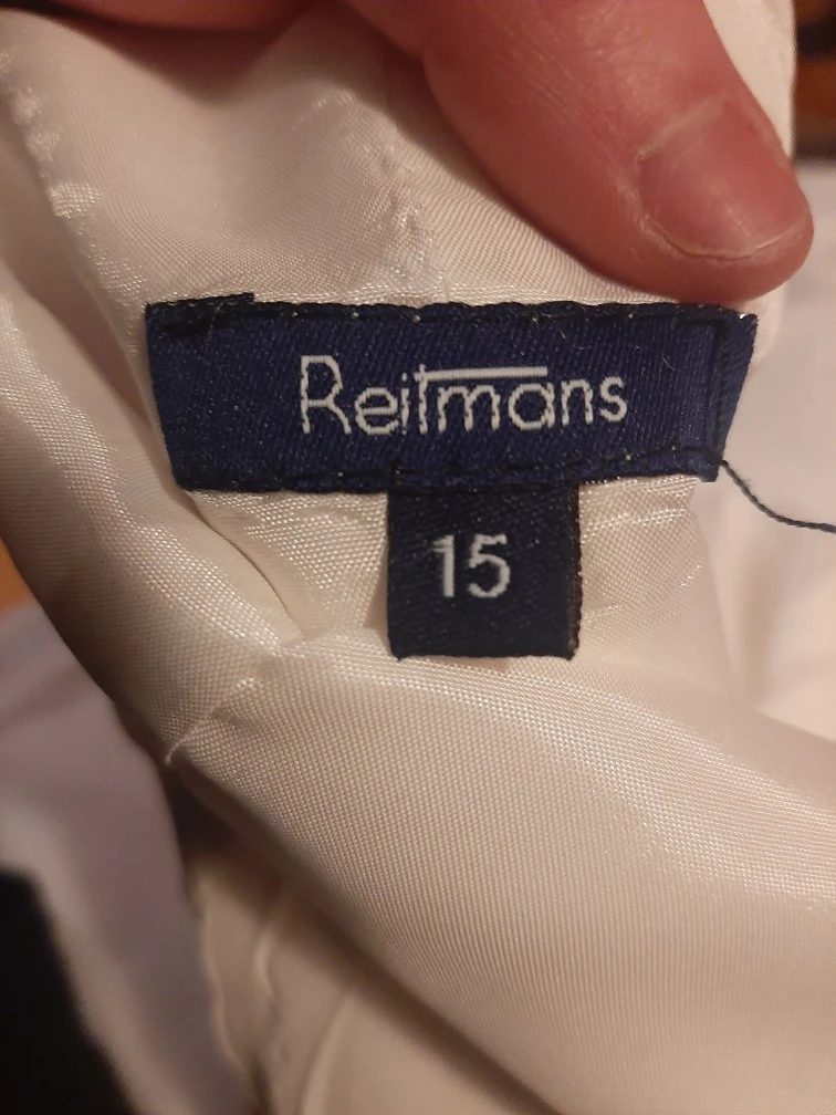 Reitmans White Halter Dress - Size 15