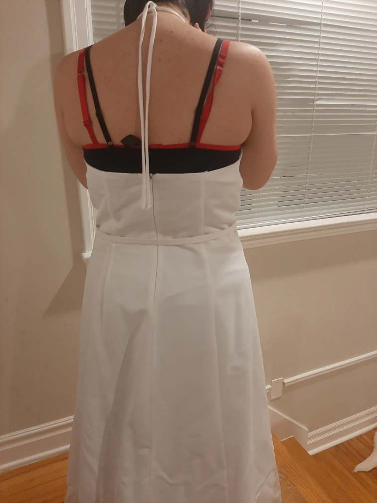 Reitmans White Halter Dress - Size 15 - photo 2