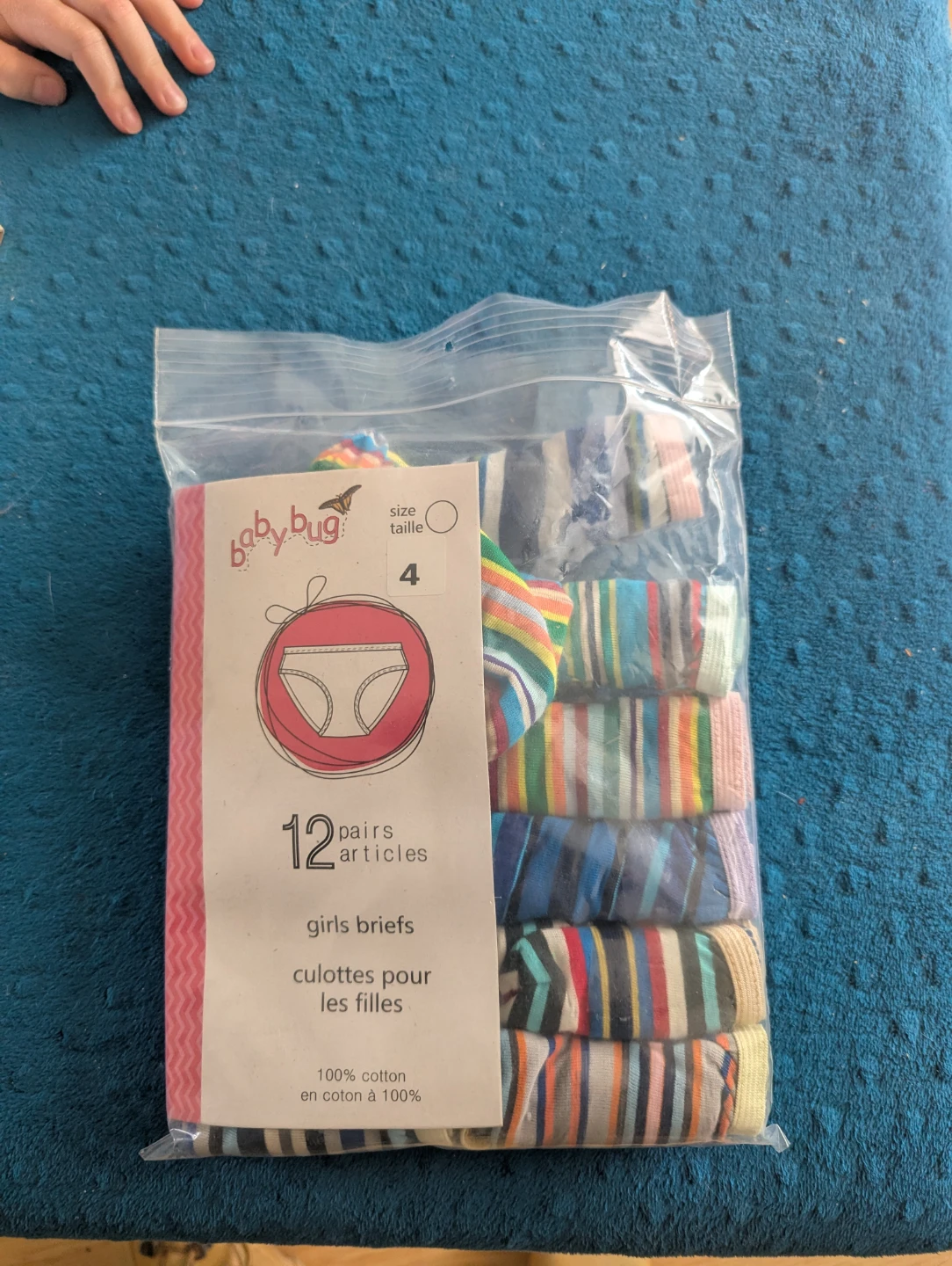 🌱Babybug Girls Briefs - Size 4 - 12 Pack
