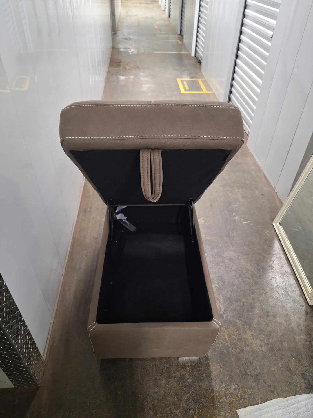 Storage Ottoman Bench - Taupe - photo 2