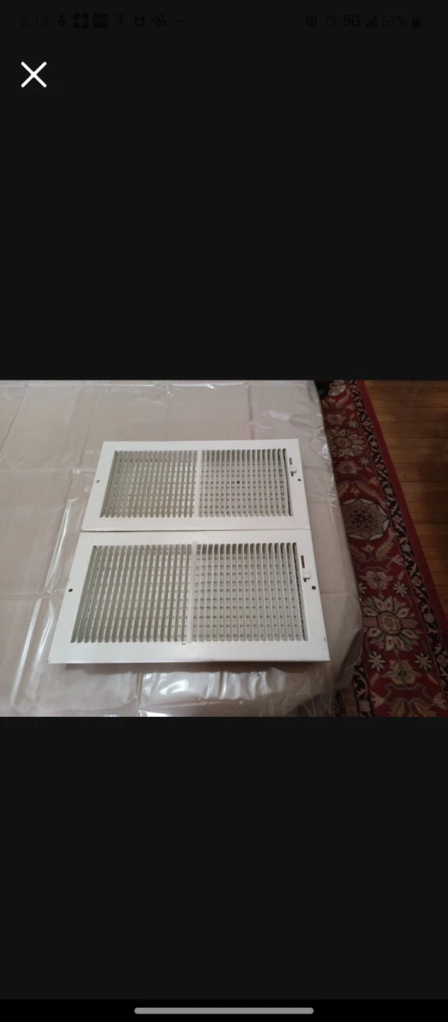 White Air Vent Covers (2 Pack)