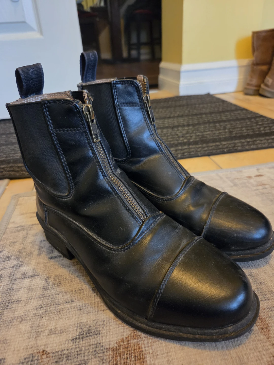 Auken Classic Zip Paddock Boots Size 5.5