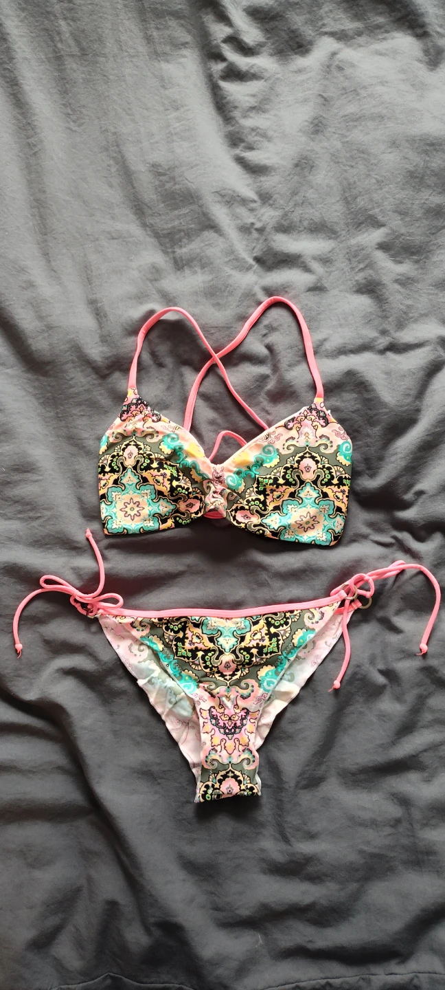 Patterned Bikini Set