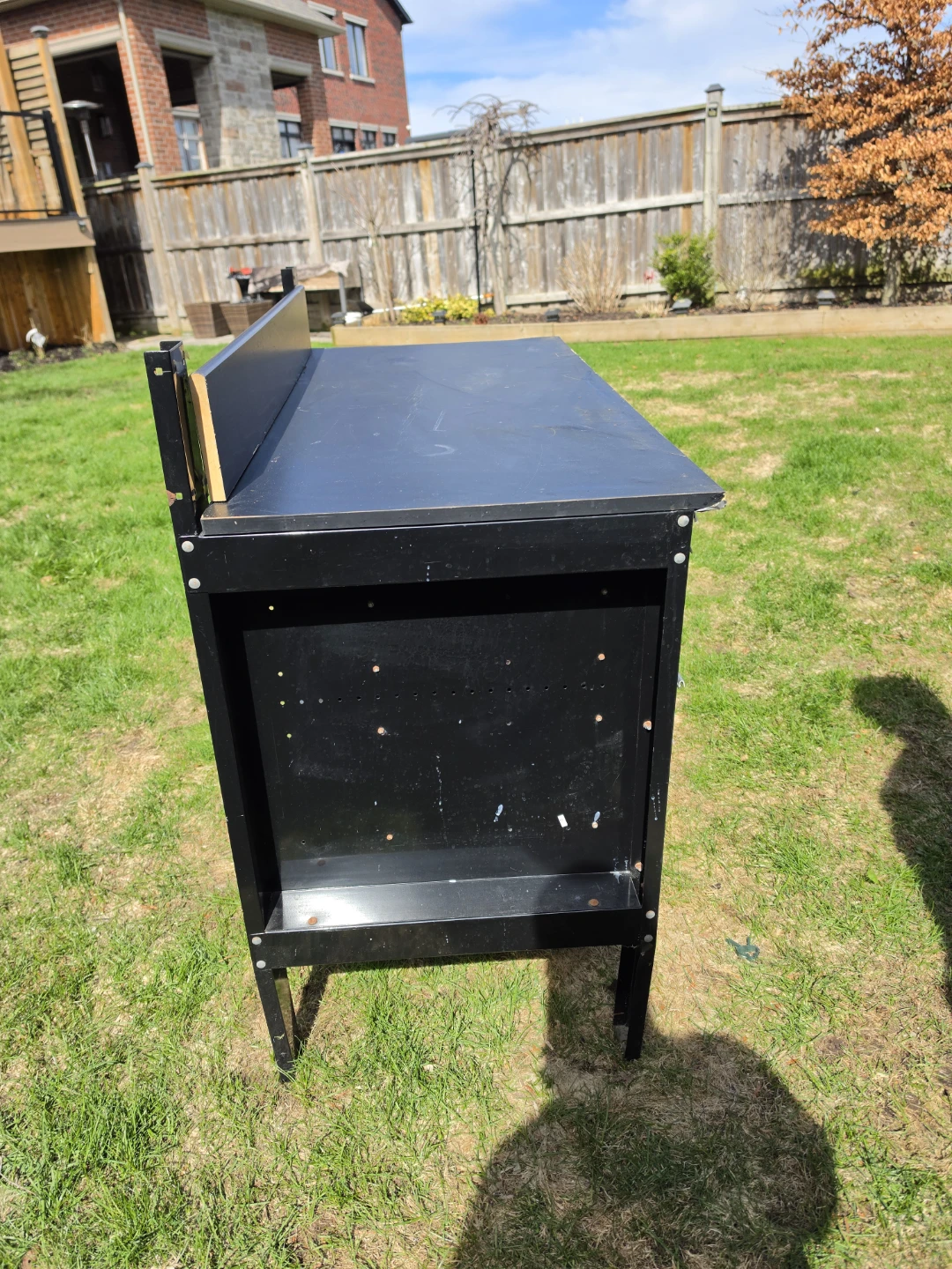 Black Workbench with Drawers - photo 2