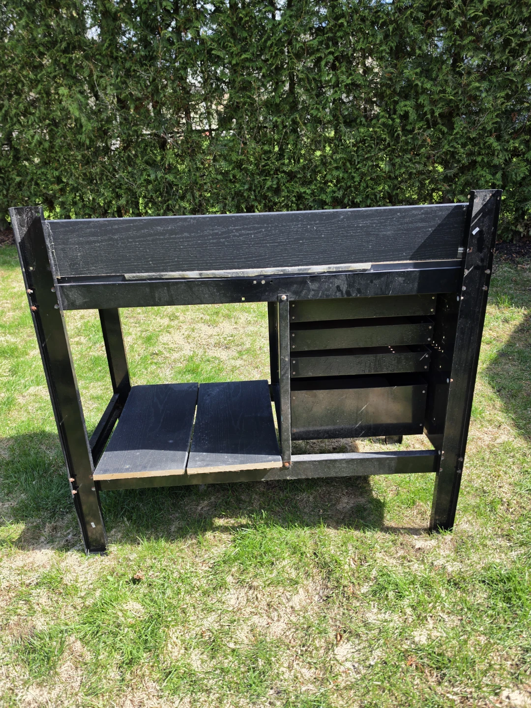 Black Workbench with Drawers - photo 3