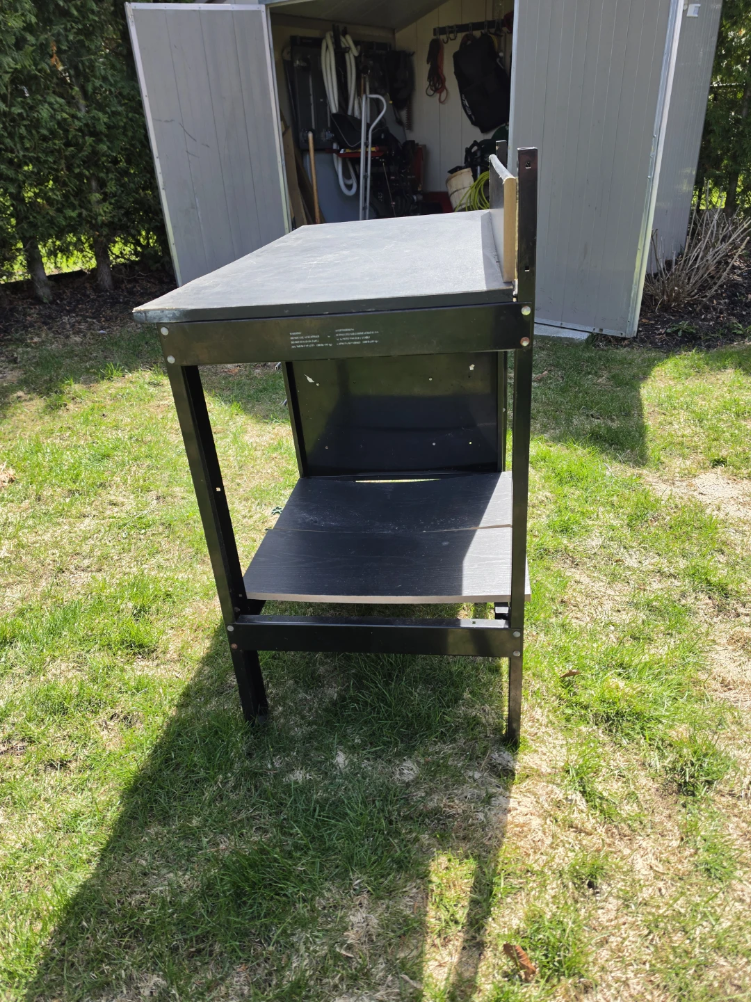 Black Workbench with Drawers - photo 4