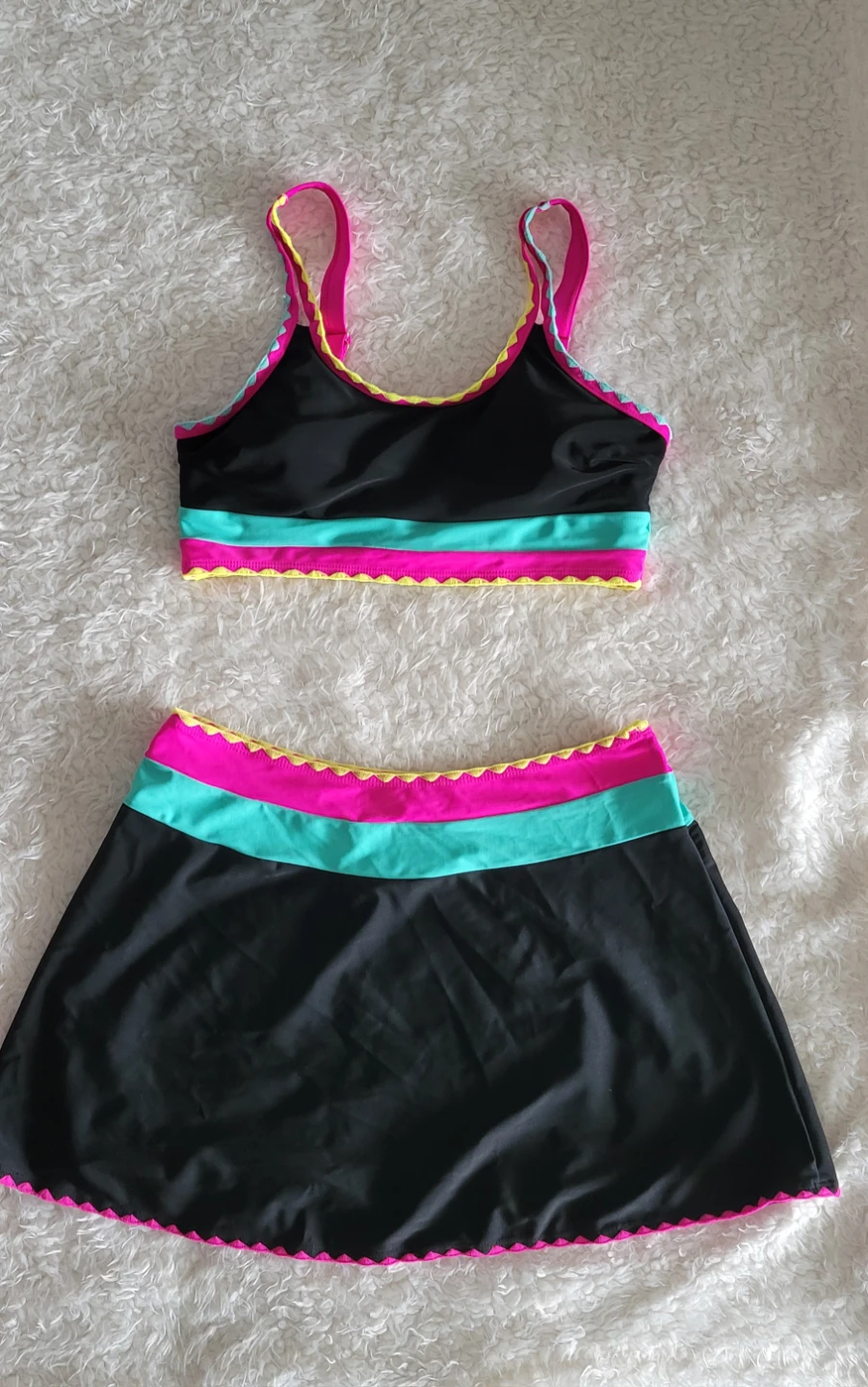 🌱 Womens Tankini Swimsuit with Shorts Skirt - Size M - photo 2