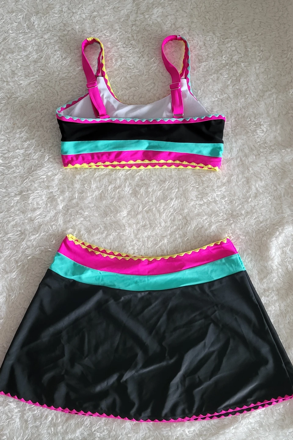 🌱 Womens Tankini Swimsuit with Shorts Skirt - Size M - photo 3