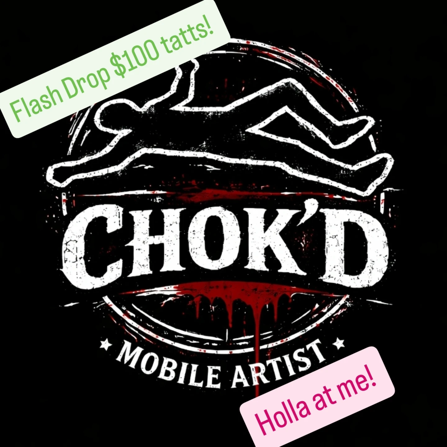 Flash Drop $100 Tatts !