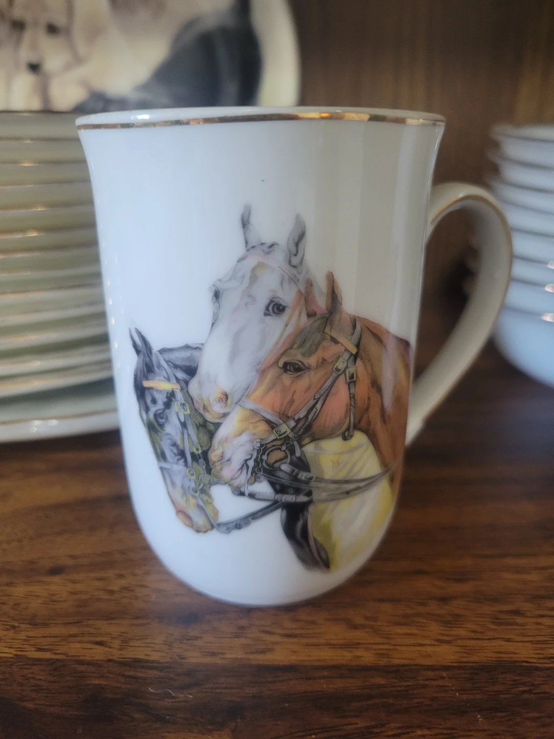 Giftcraft Lauren Fine China Mug with Horse Design