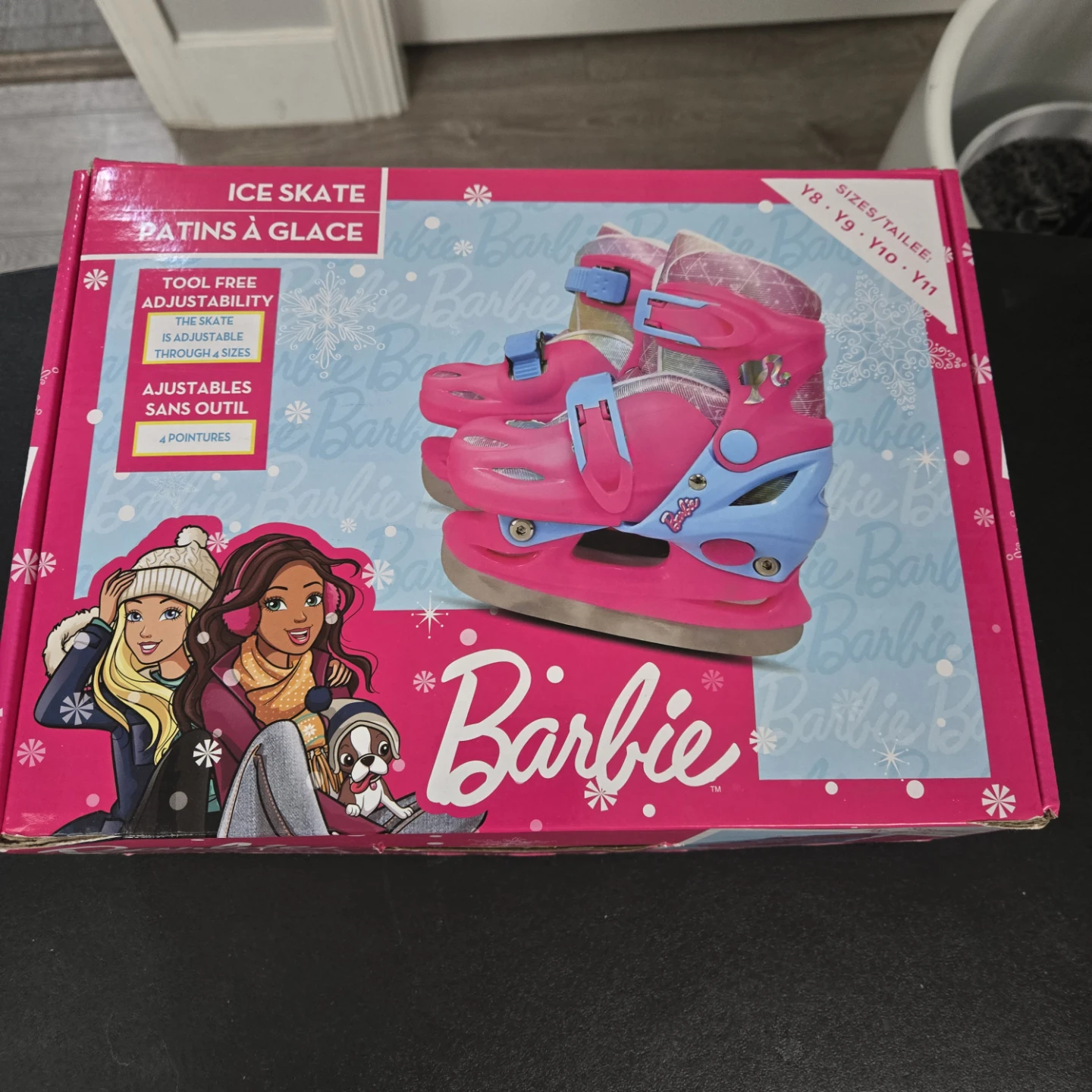 New kids barbie girls pink skates  Brand new in box - photo 2
