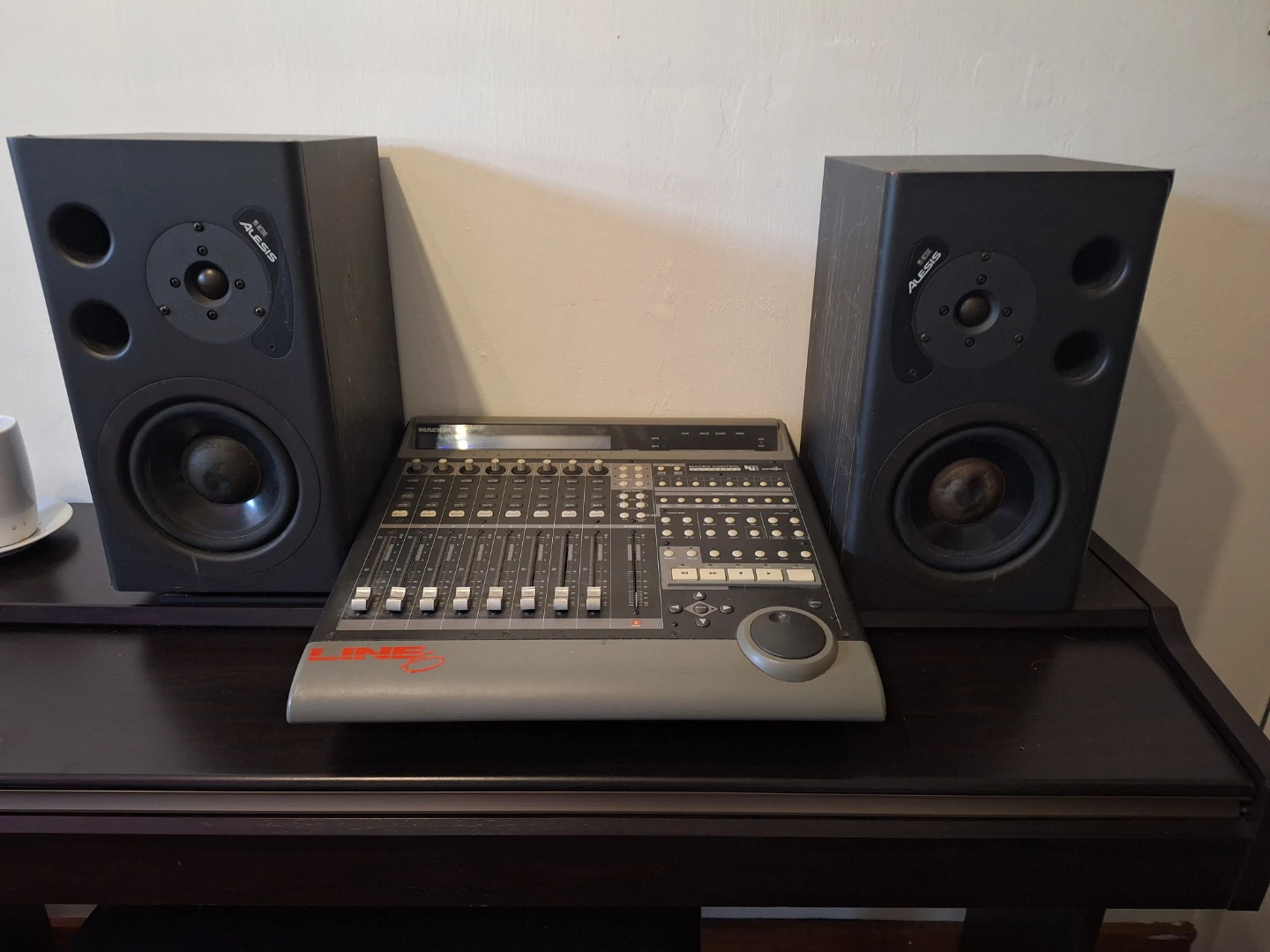Alesis M1 Active 520 Studio Monitors and Mackie Control Surface