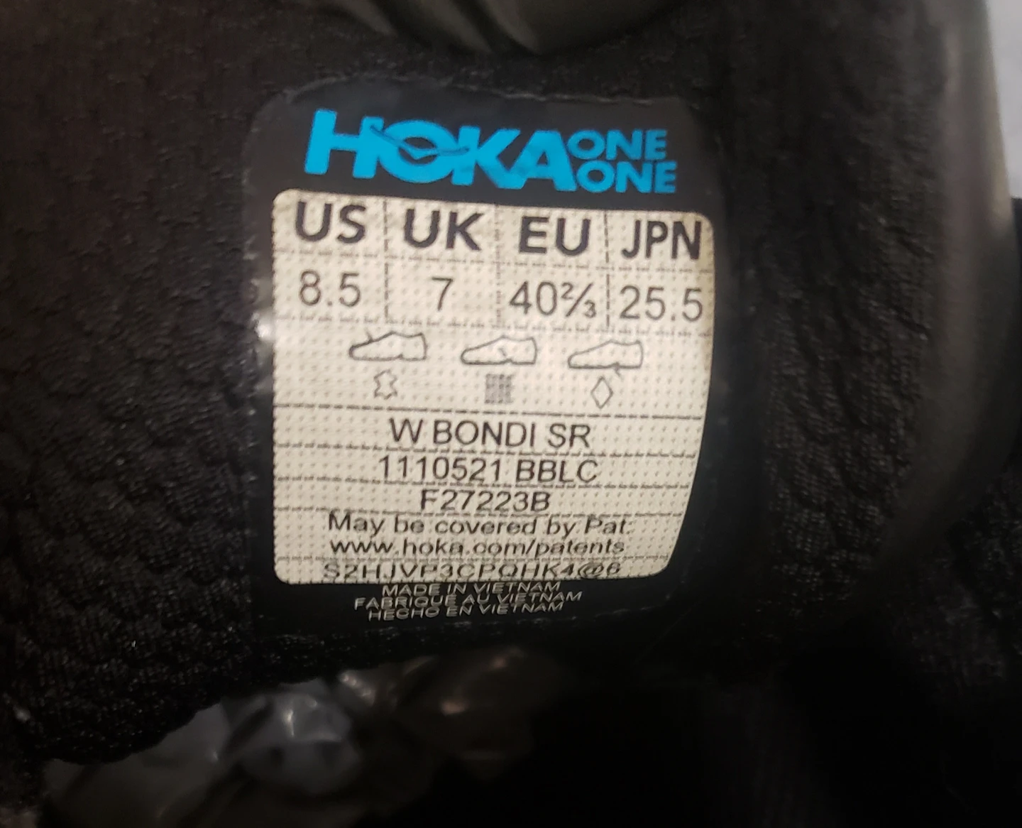 Like New Hoka Bondi SR Black Runing Shous Size 8,5 - photo 5