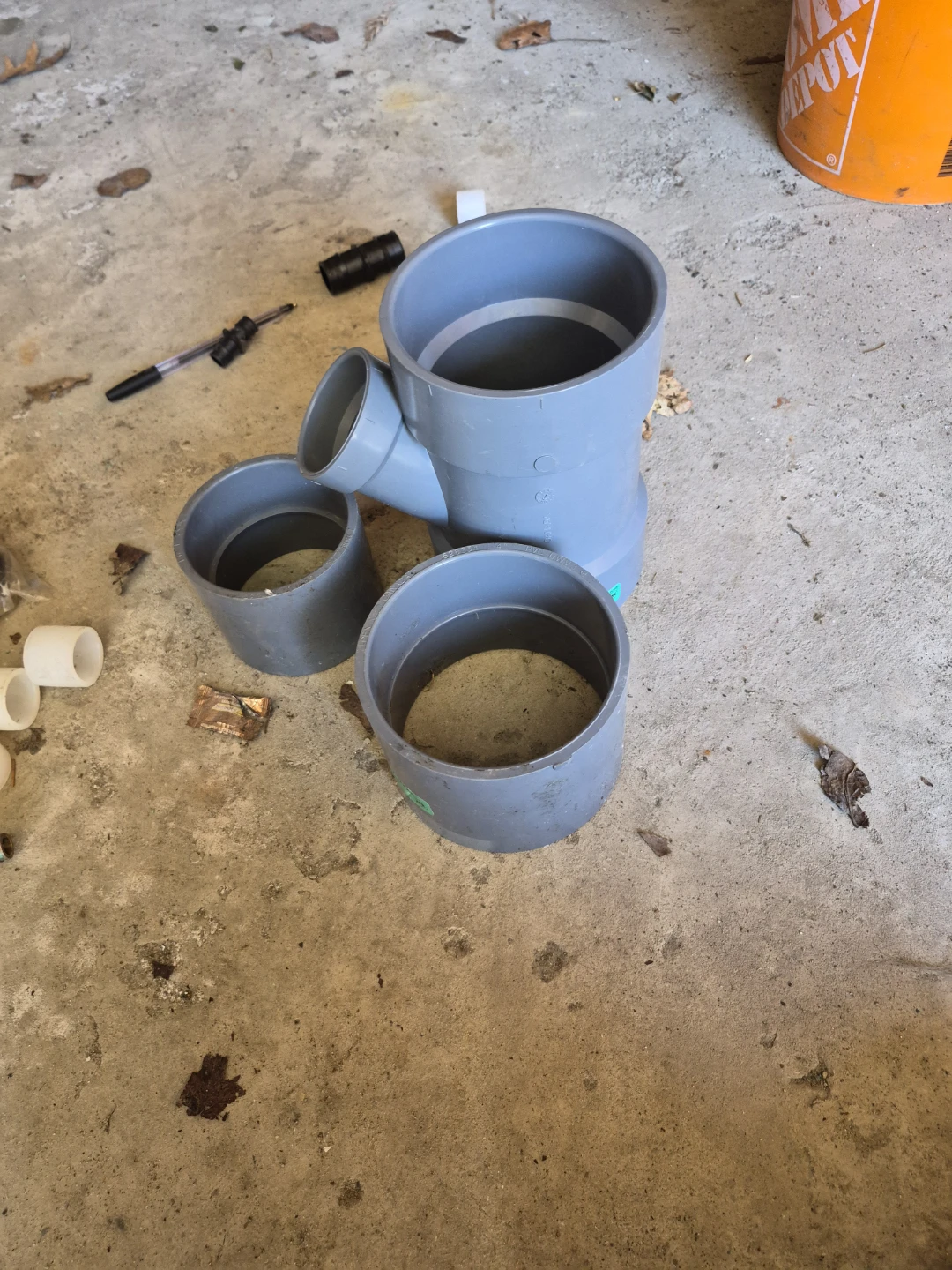 Assorted Hose Clamps and Pipe Fittings - photo 2