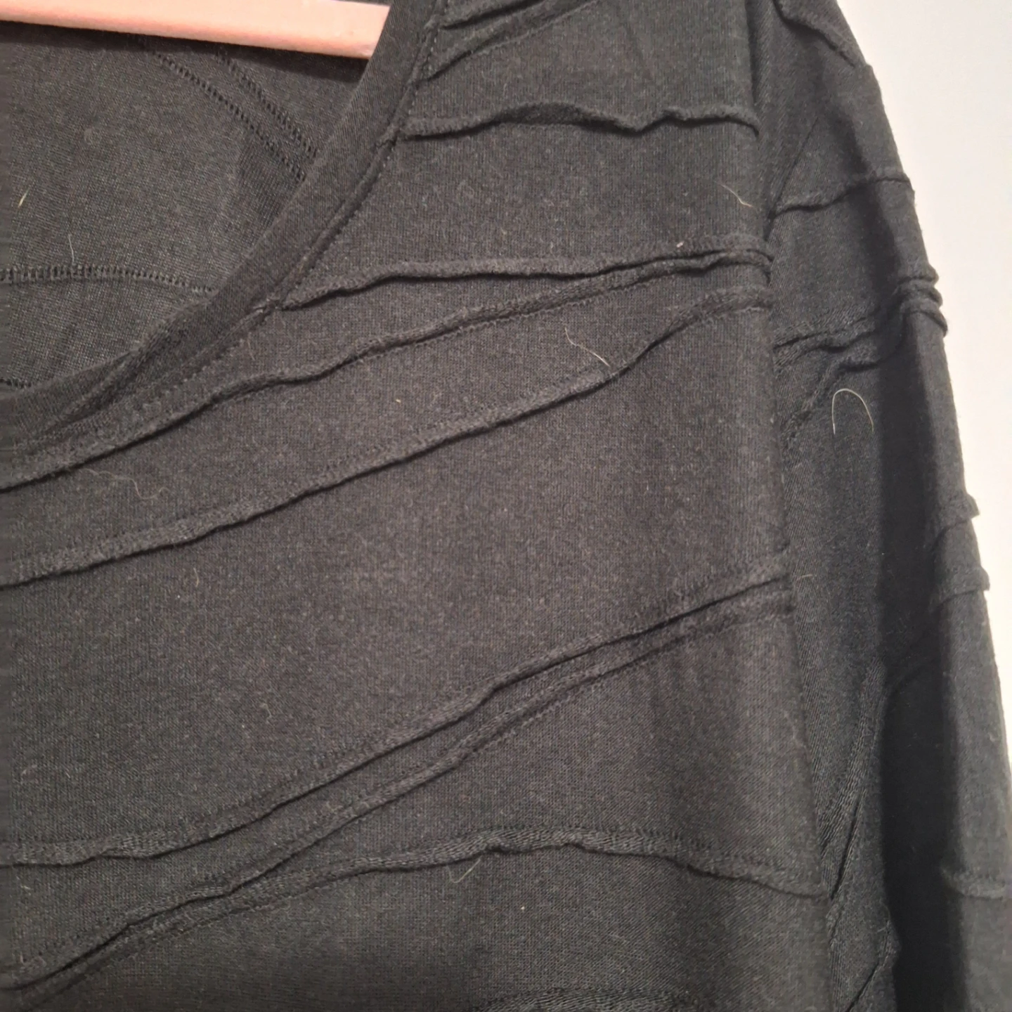 Iyla Black Textured Top 3X - photo 2