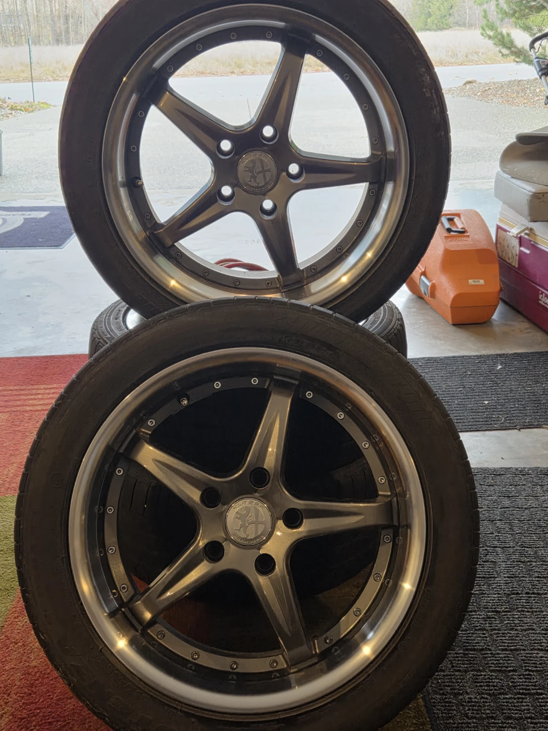 Klasse Motor Sport Wheels with 255/40R17 Tires - photo 2