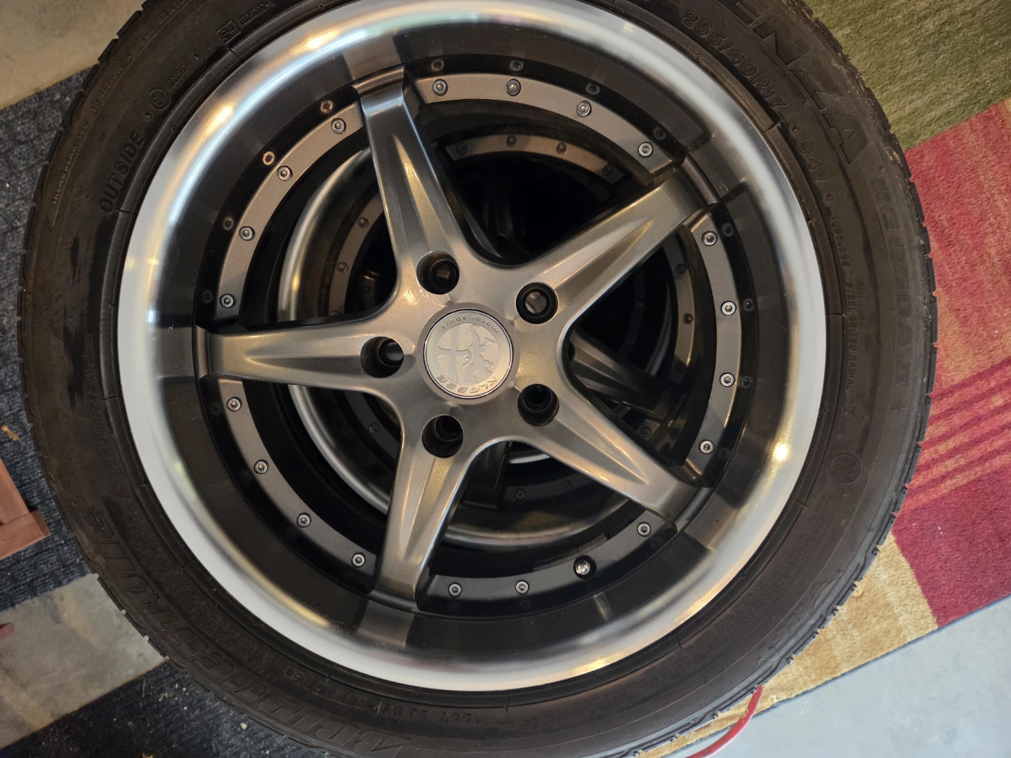 Klasse Motor Sport Wheels with 255/40R17 Tires - photo 5