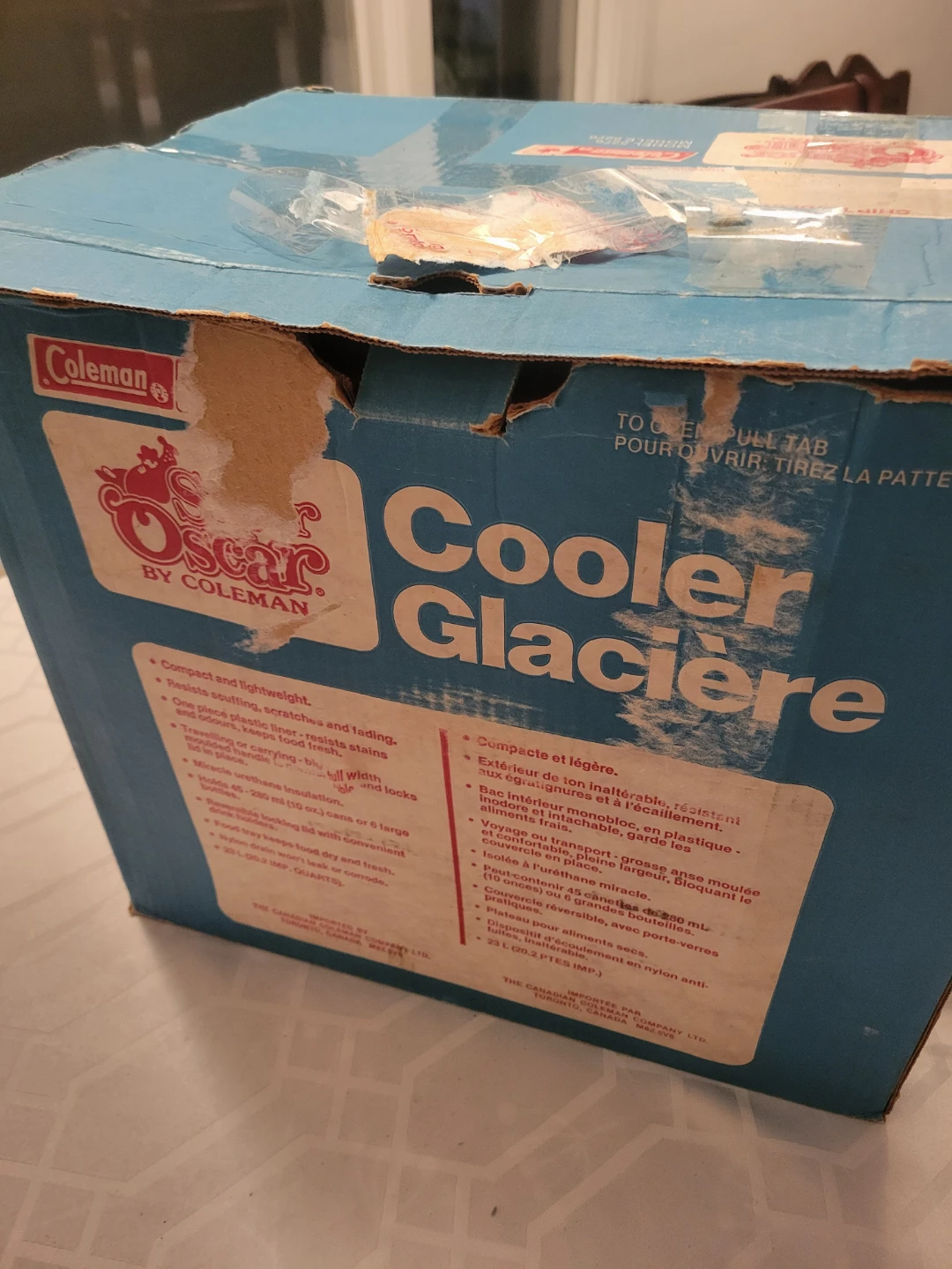 Coleman Super Oscar Cooler Model 5276 - photo 2