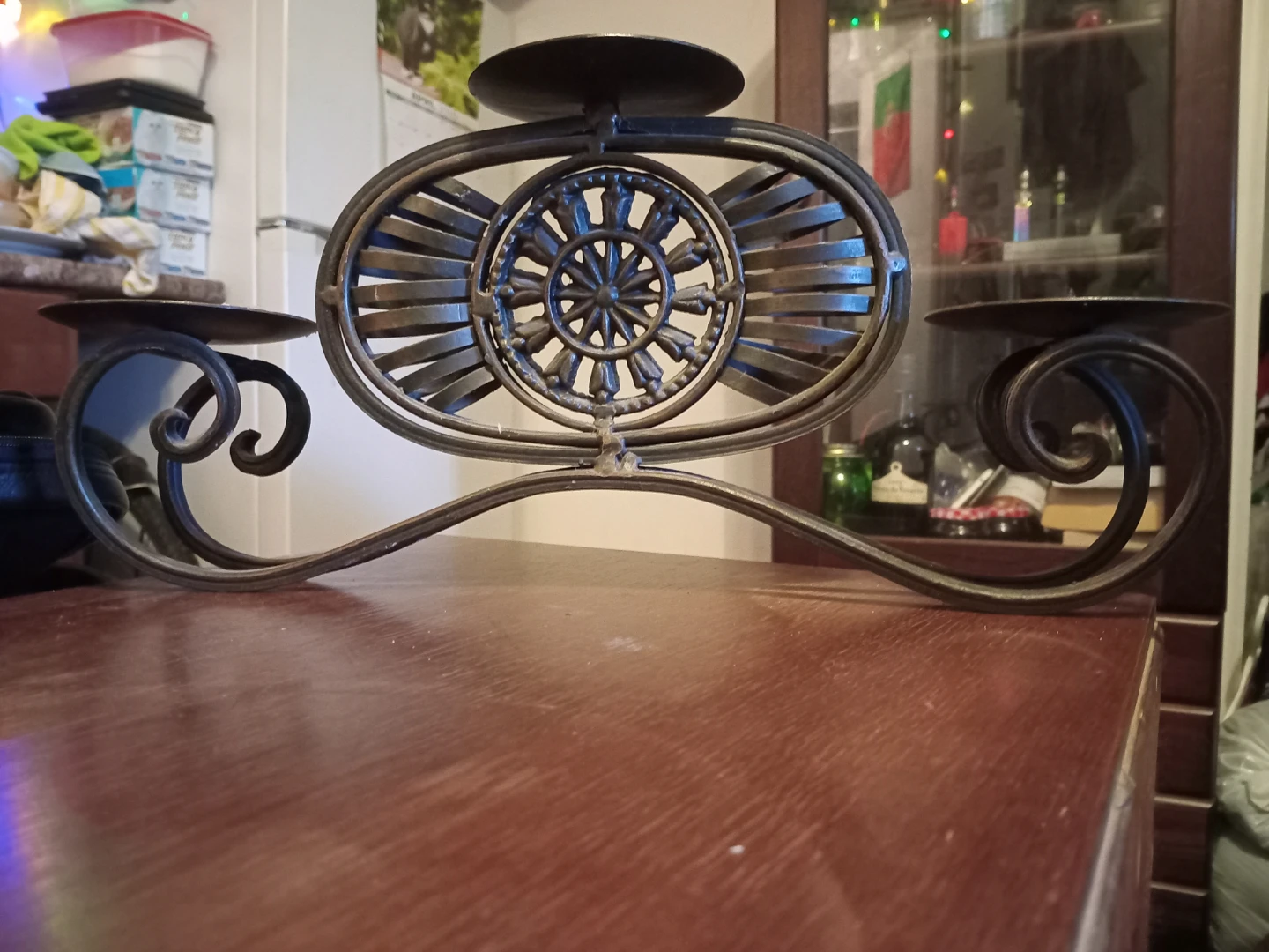 Vintage Decorative 3-Candle Holder - photo 2