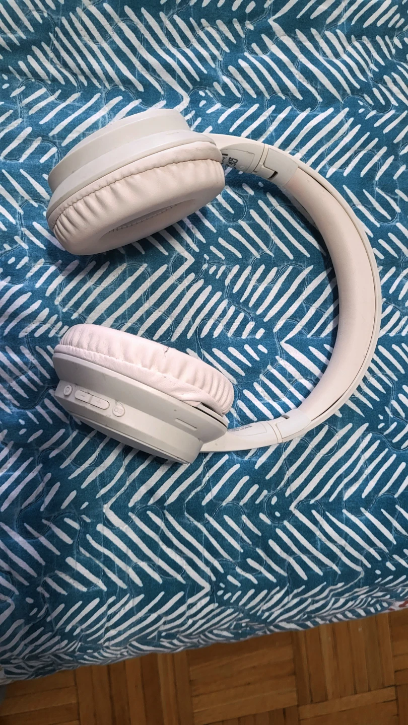Beige Over-Ear Headphones